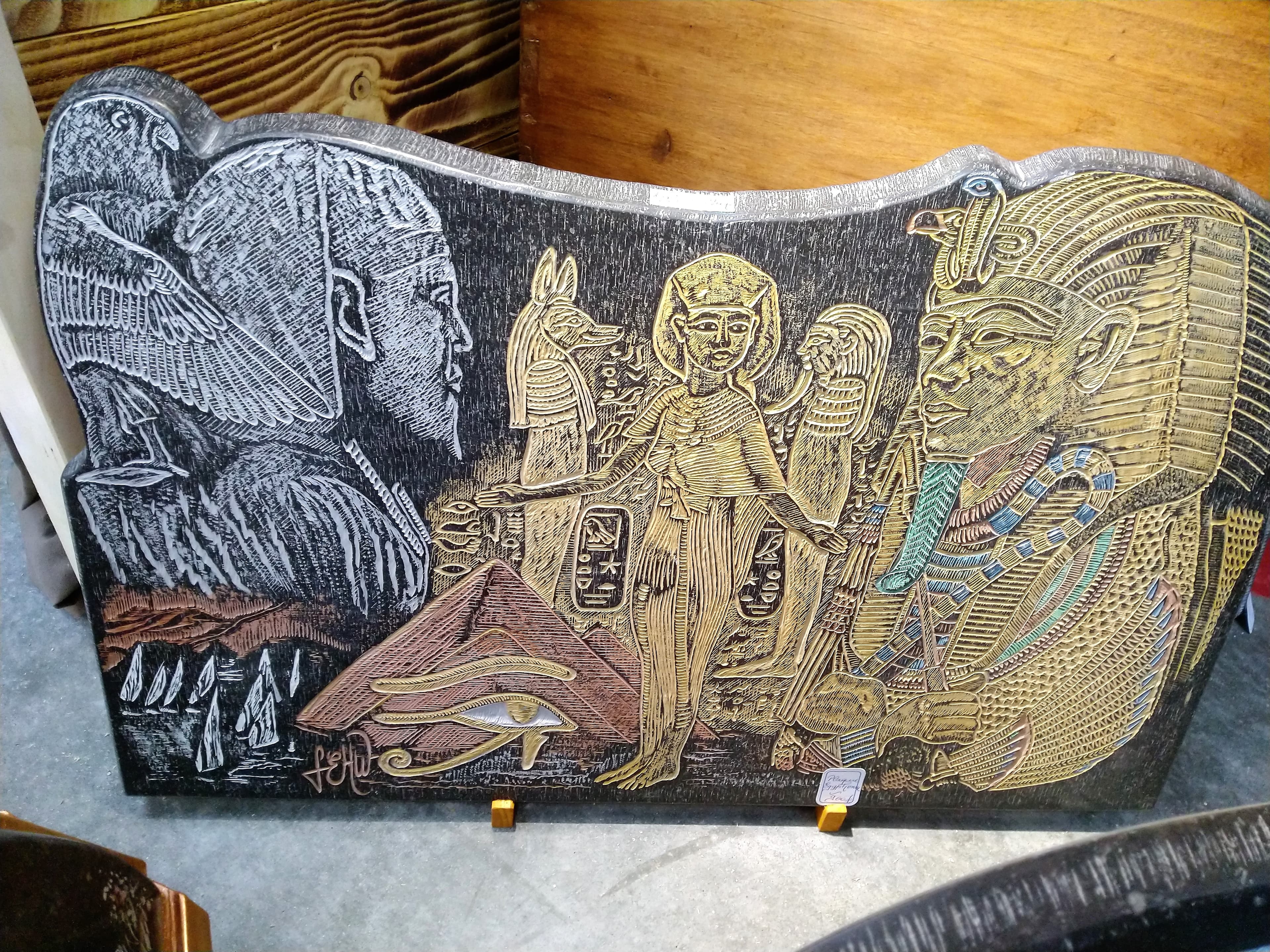 Plaque Egyptienne