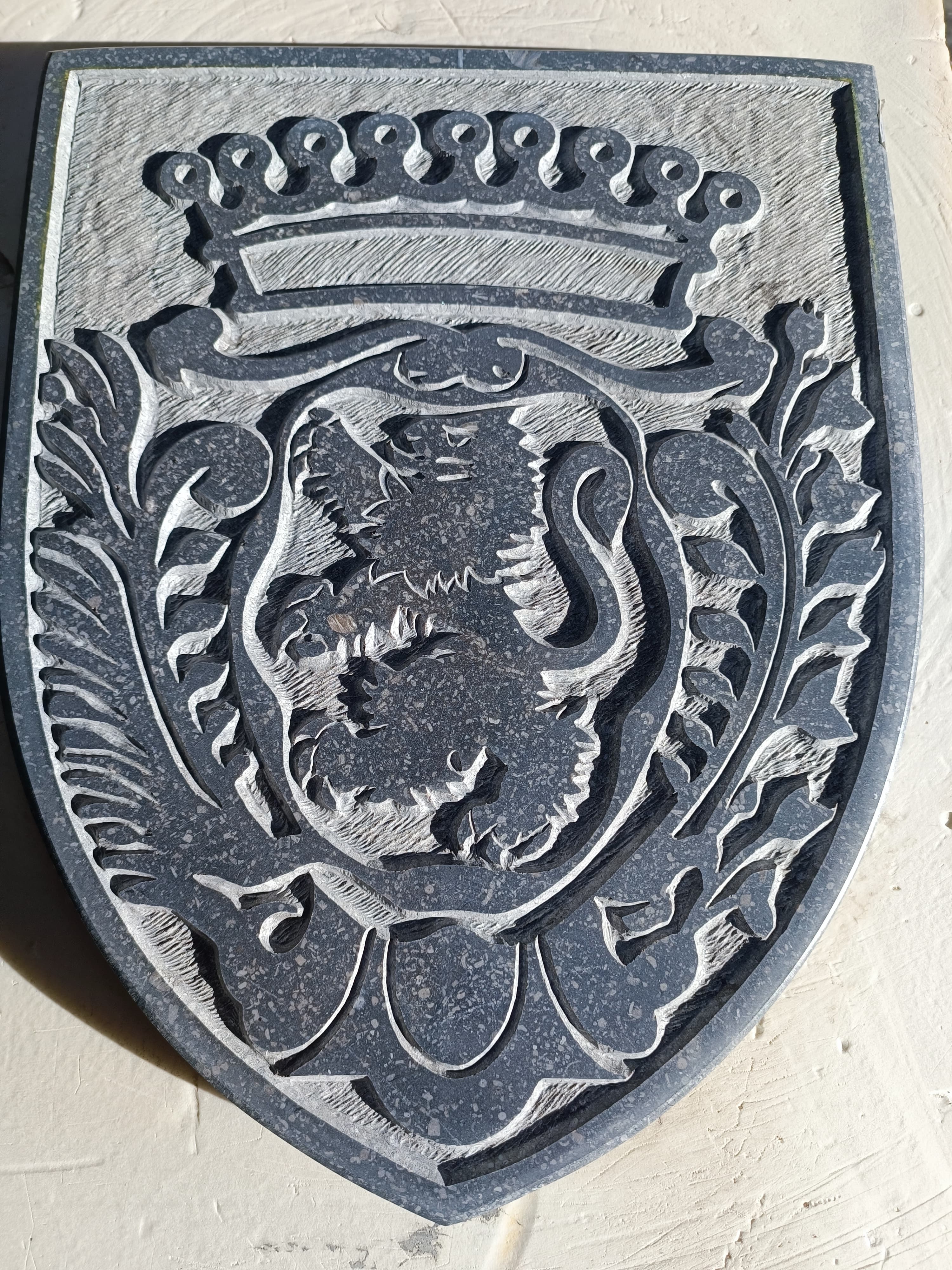 Blason d'après cachet à cire originel