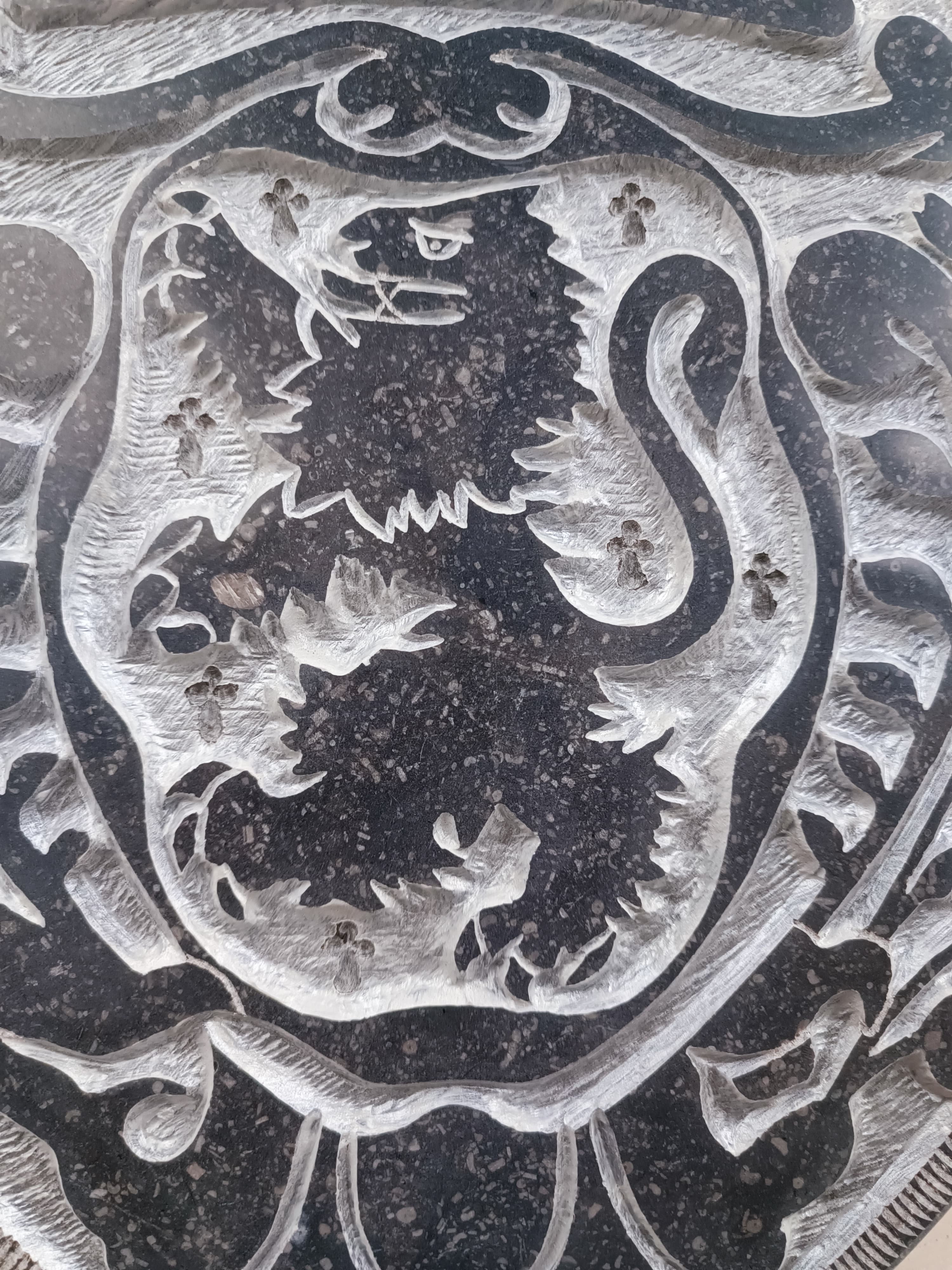 Blason d'après cachet à cire originel