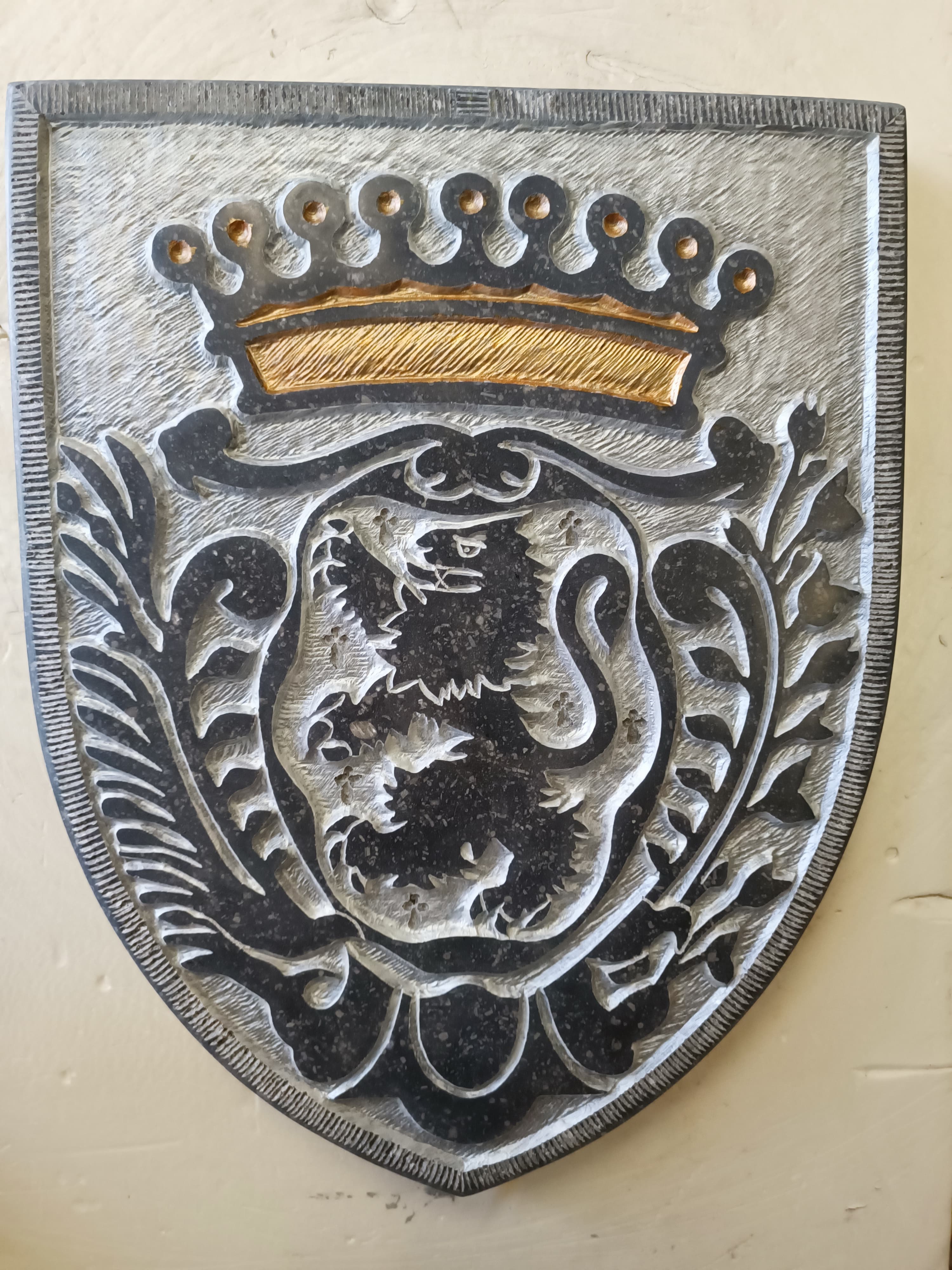 Blason d'après cachet à cire originel