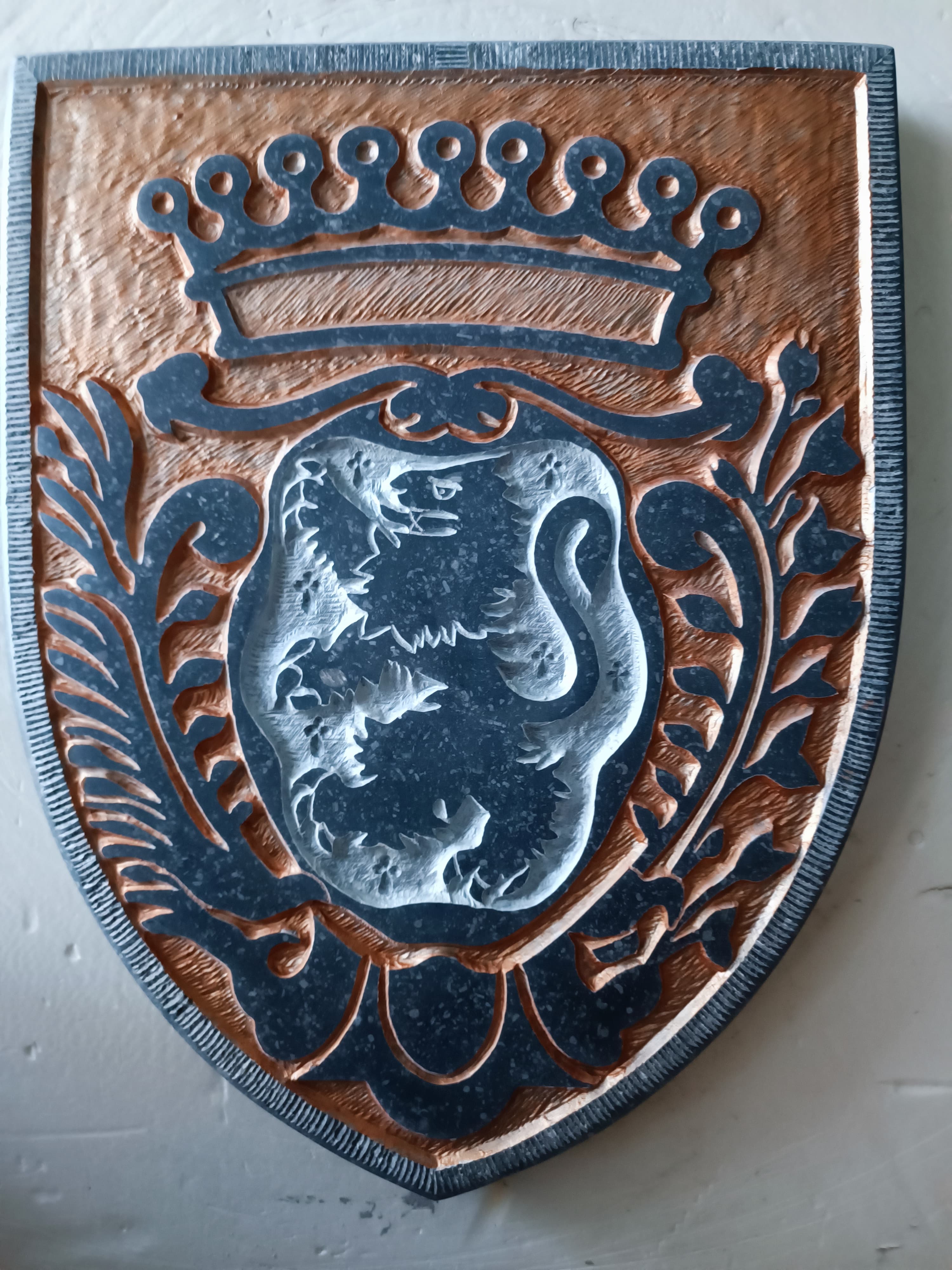 Blason d'après cachet à cire originel