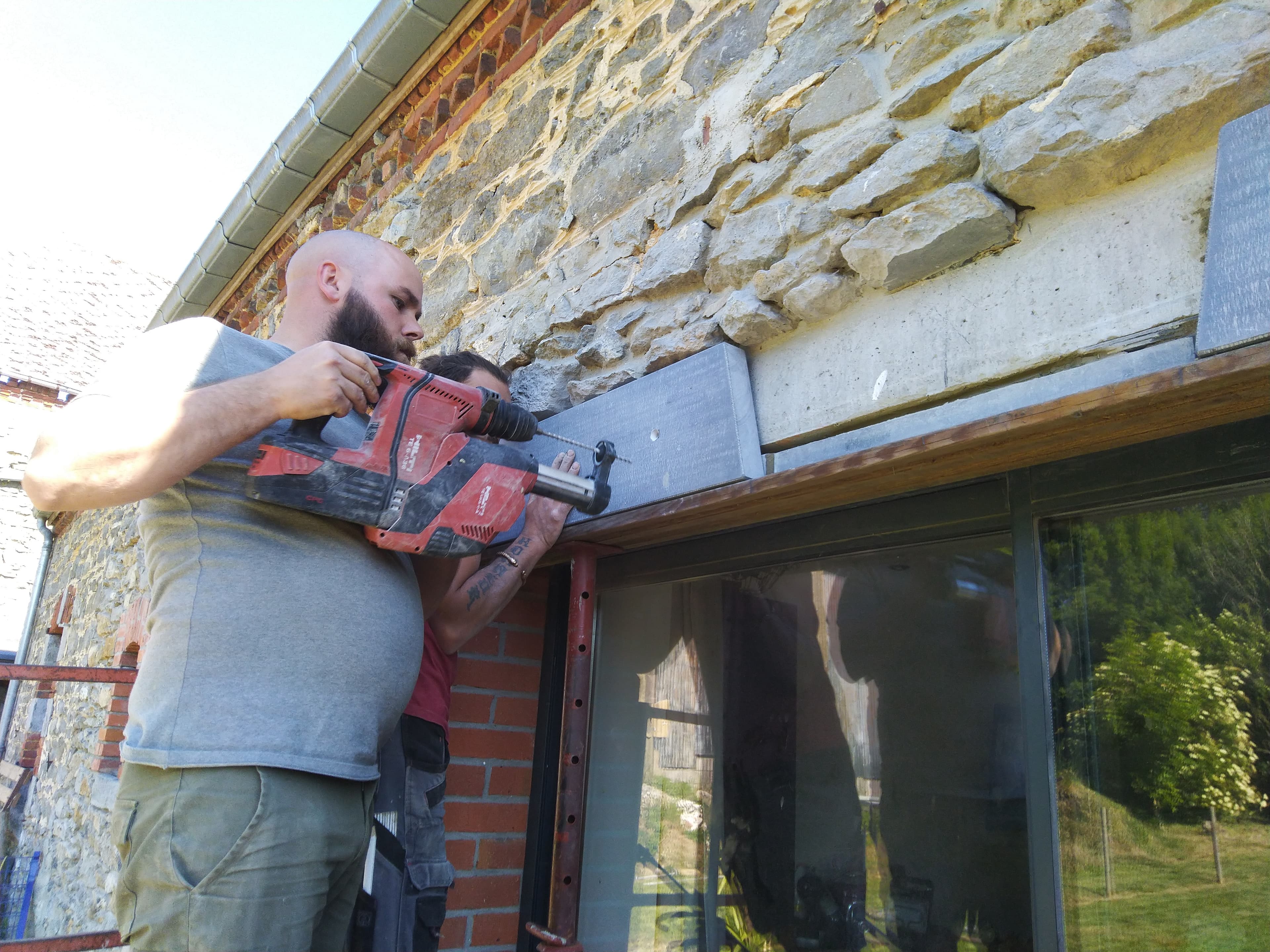 Bat Habillage d'un linteau béton