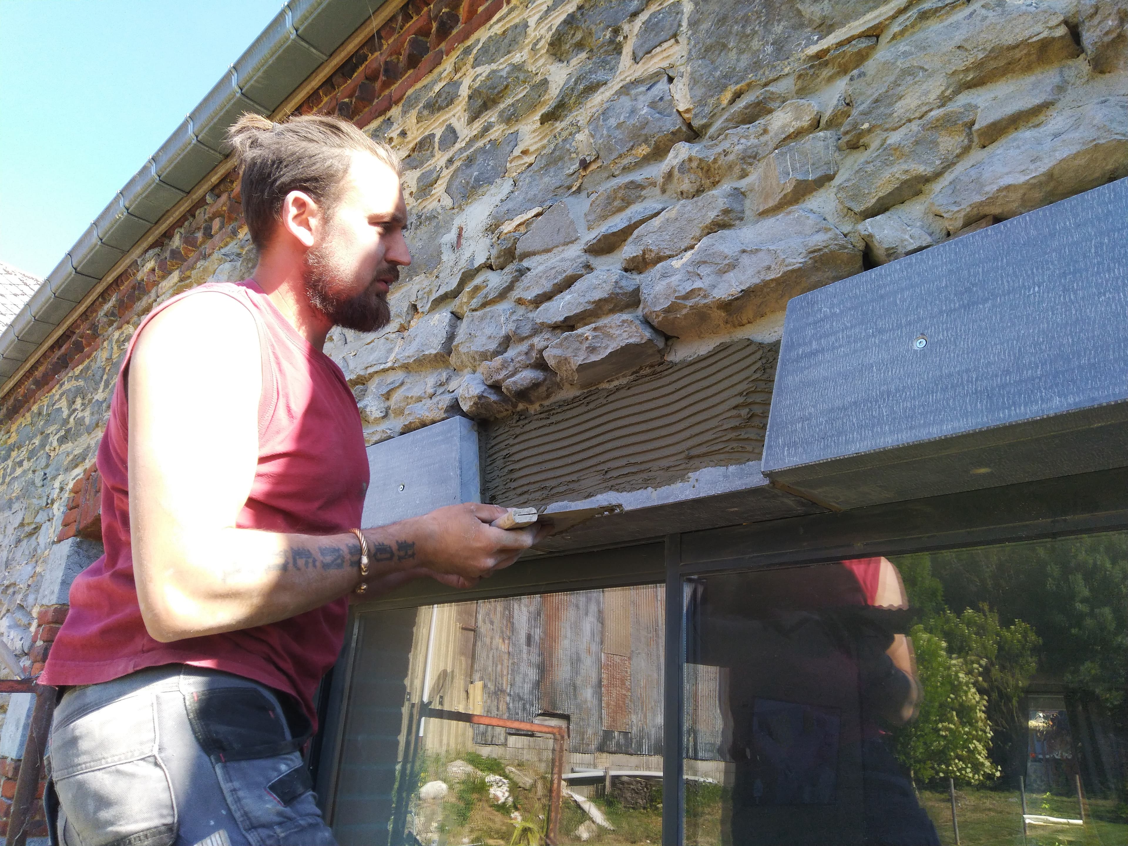 Bat Habillage d'un linteau béton