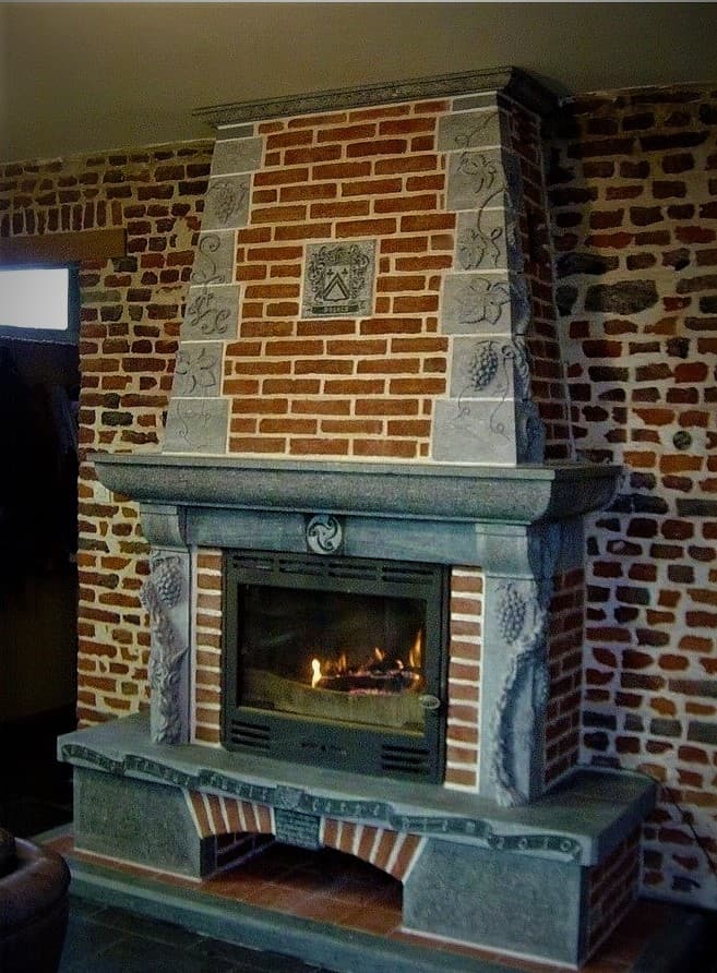 Cheminée Sculptée Vigne