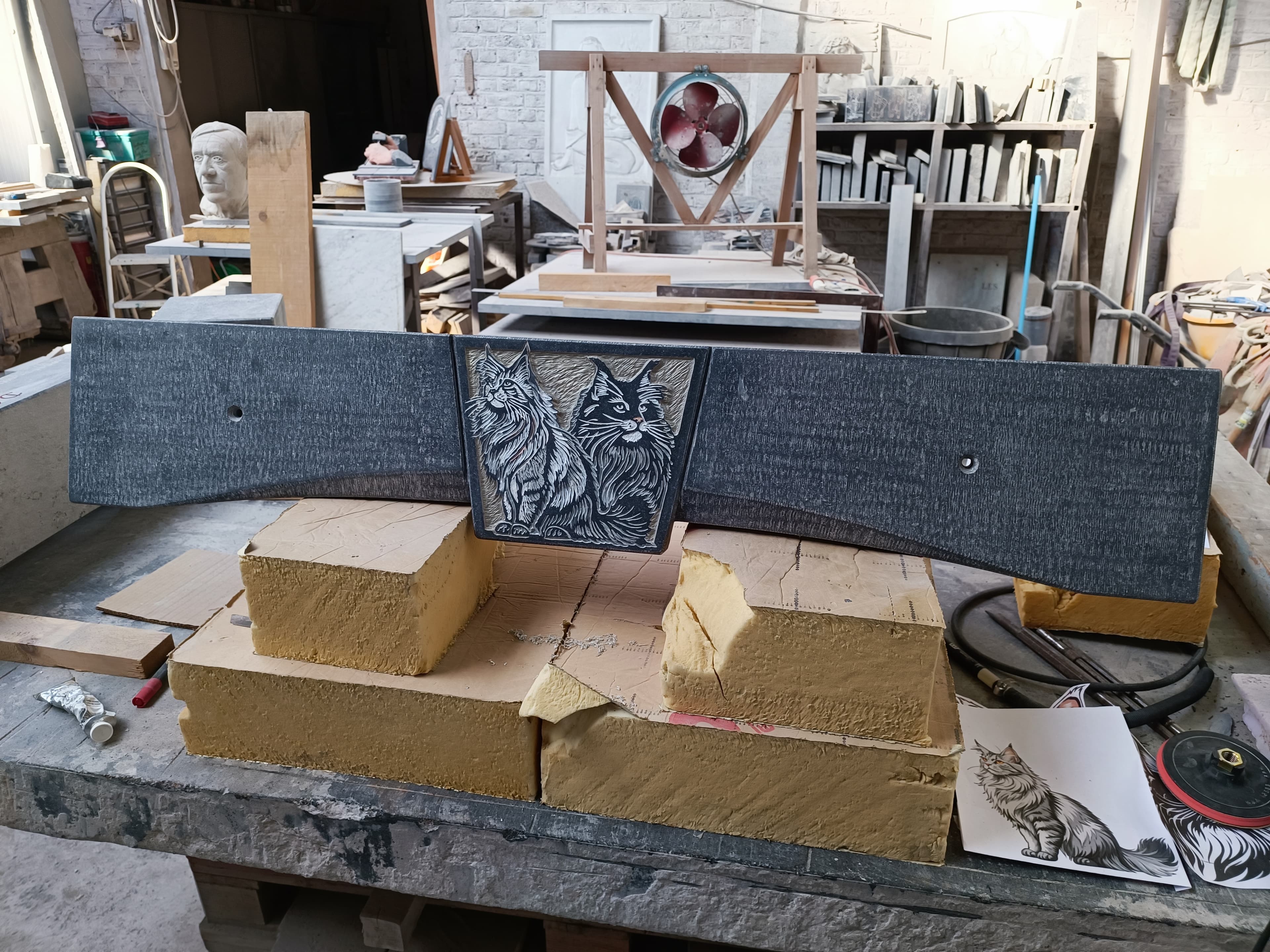 Faux-linteaux pour habillage linteaux béton