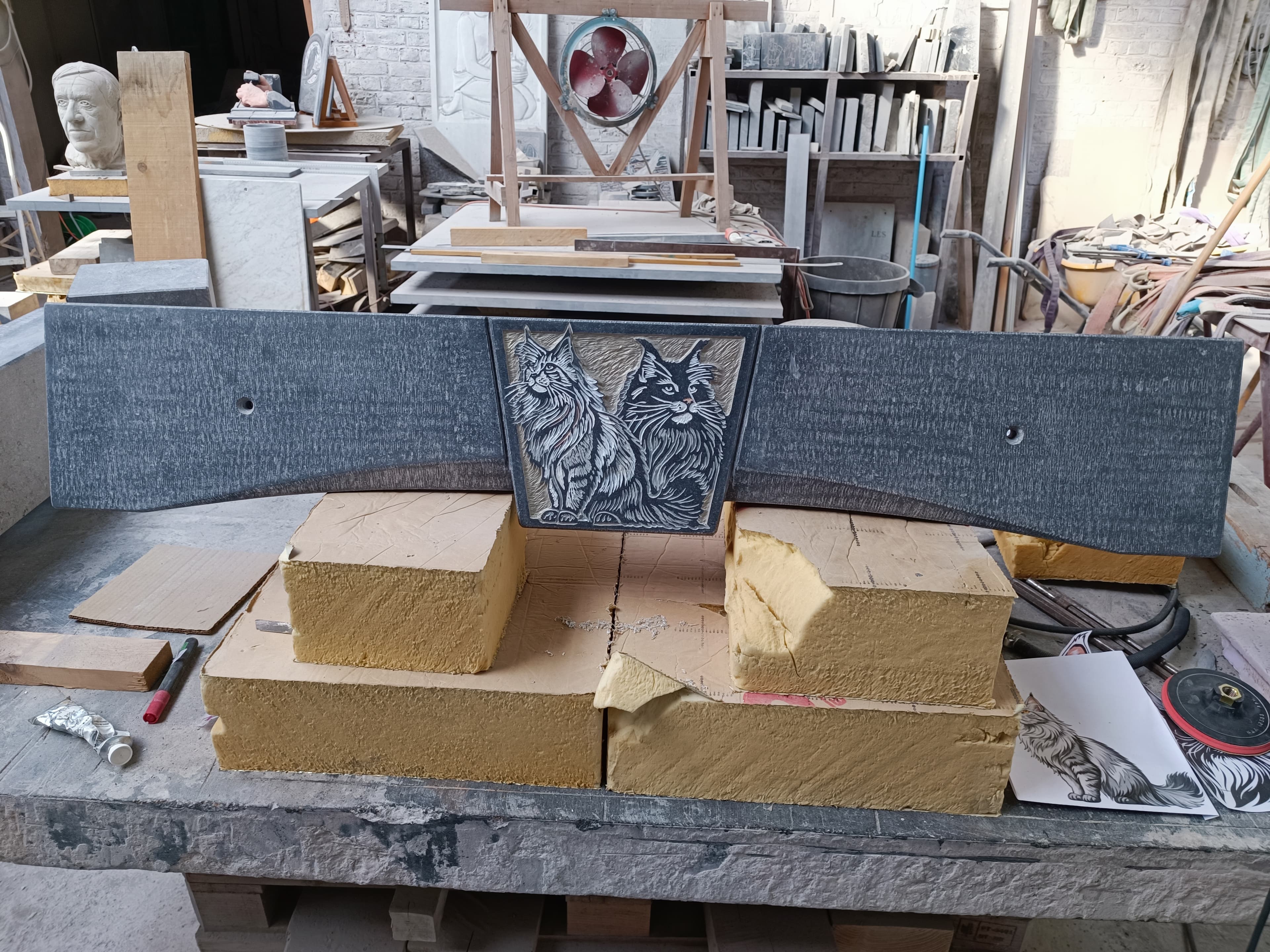 Faux-linteaux pour habillage linteaux béton