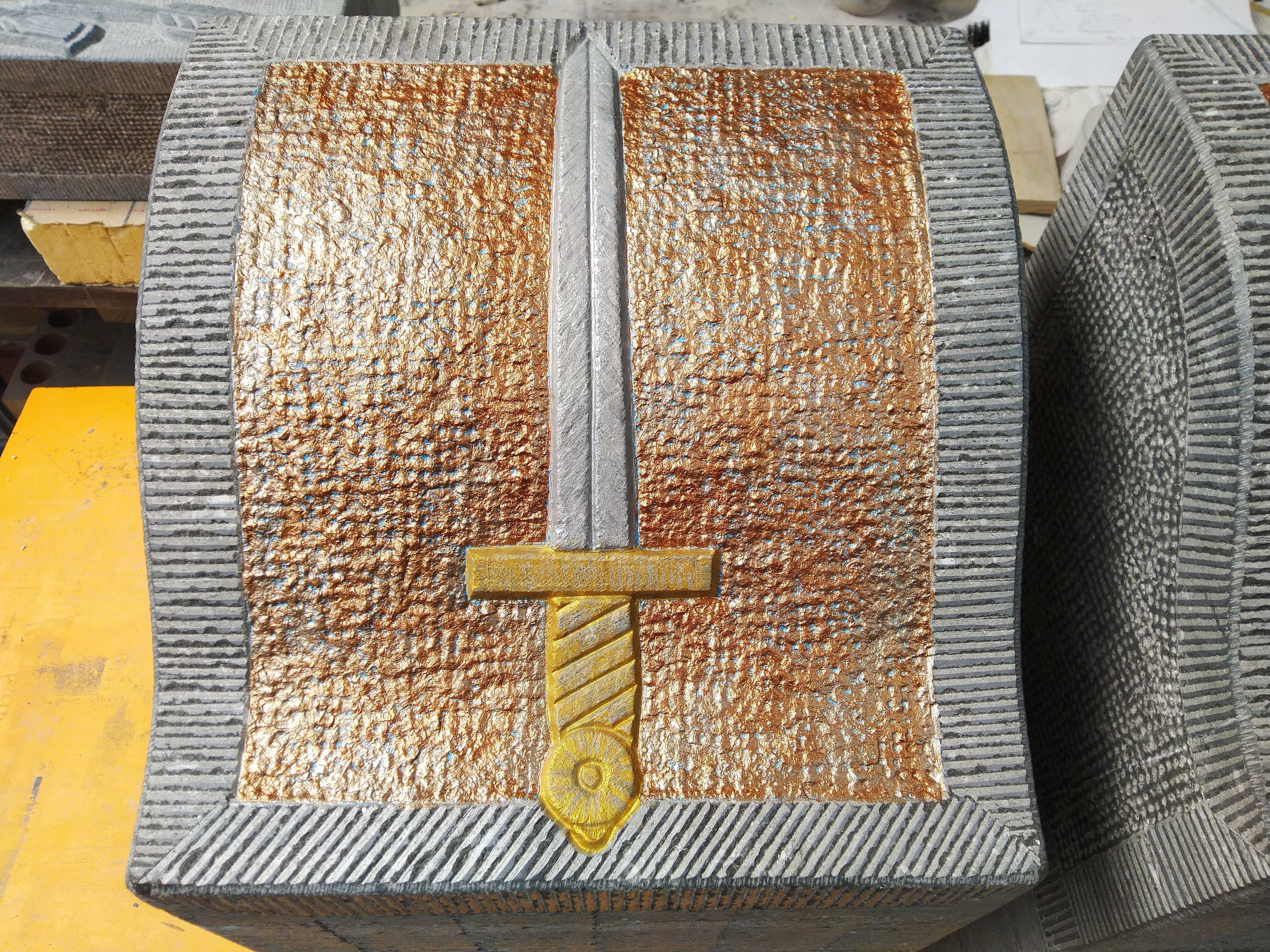 Corbeaux Blasons Gravés et peints