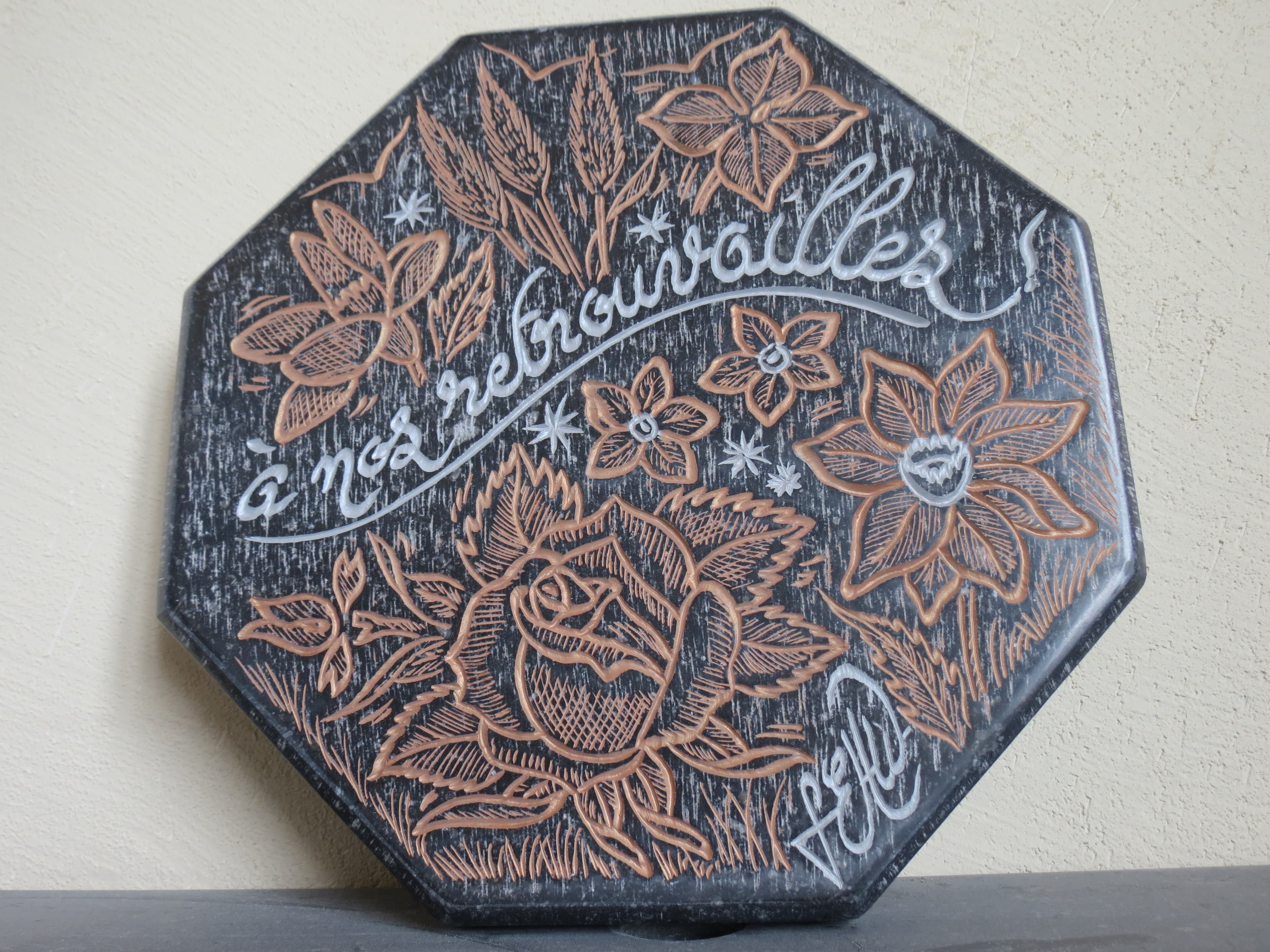 Dessous de plat gravés sur demande