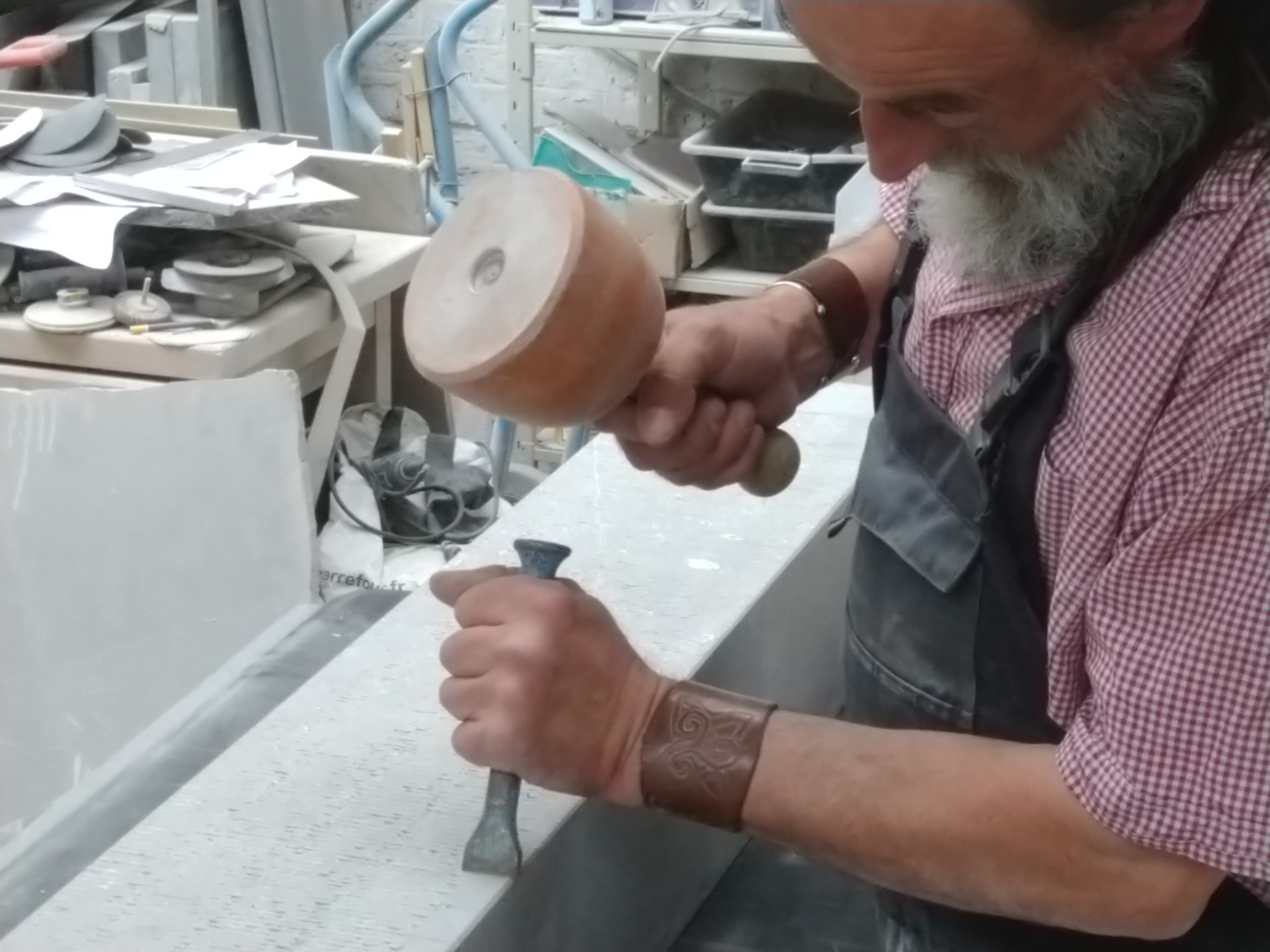 Guy à l'Atelier de Felleries