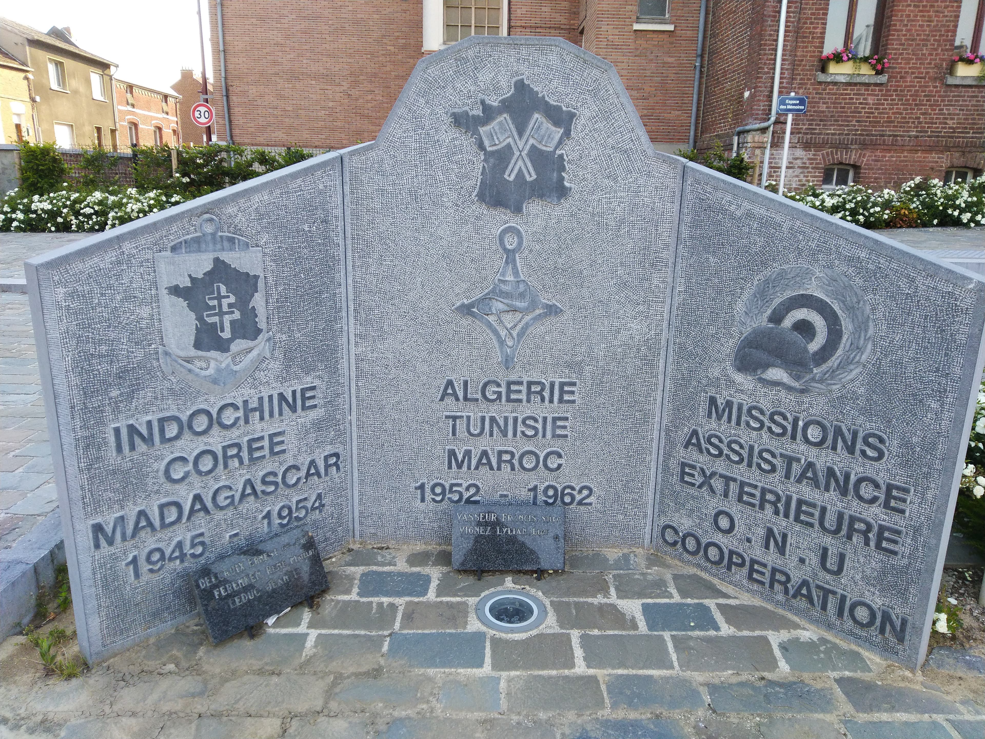 Monument de Berlaimont déplacé