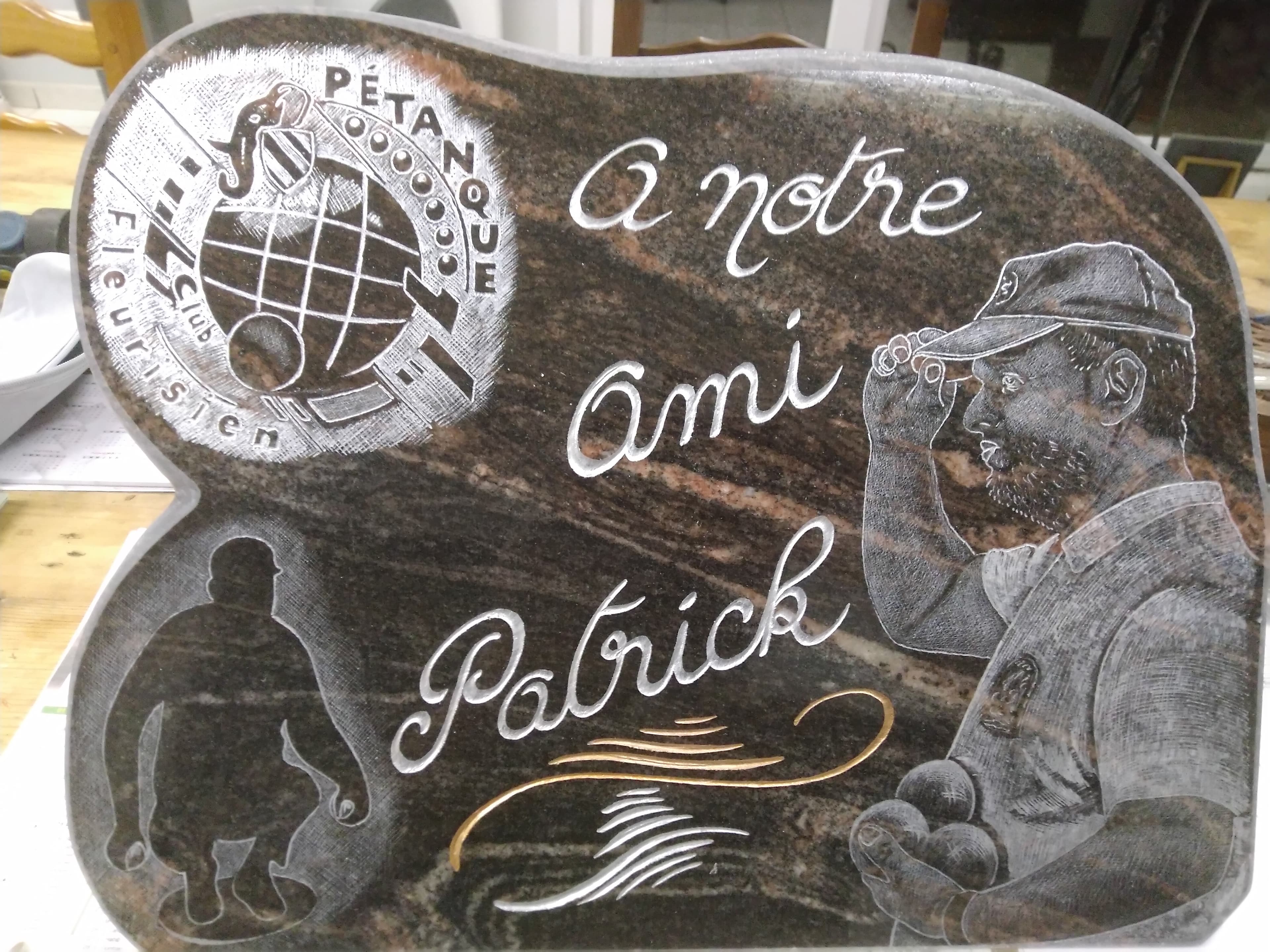 Plaque Funéraire personnalisée