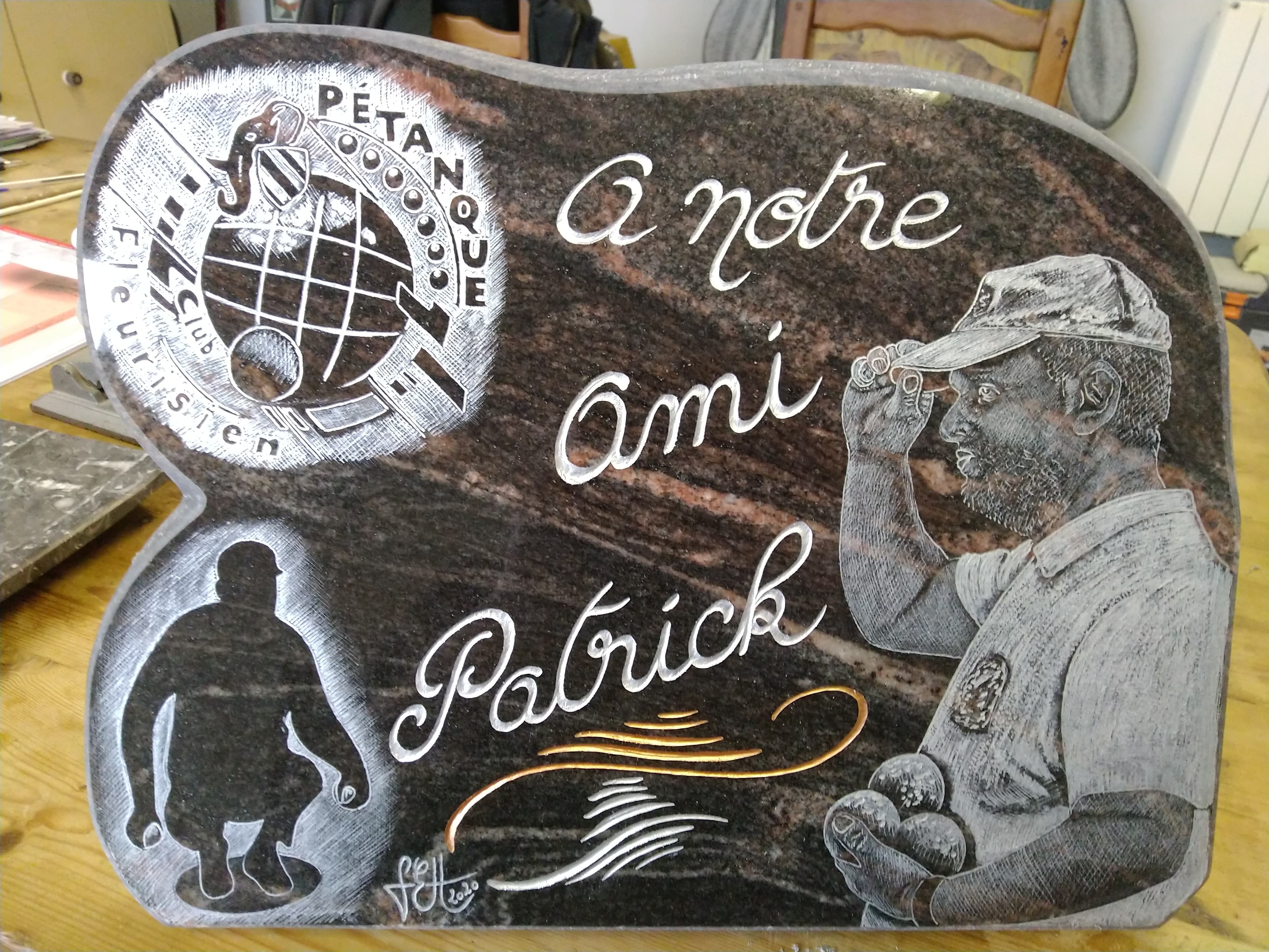 Plaque Funéraire personnalisée