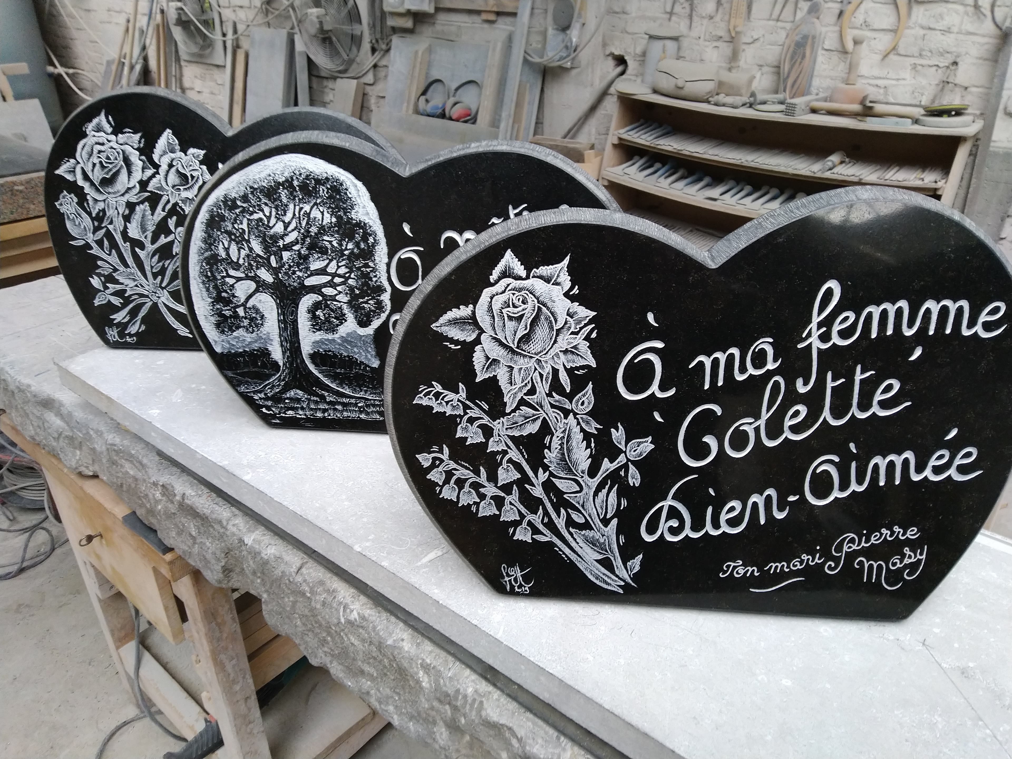 Plaque Granit sur mesures