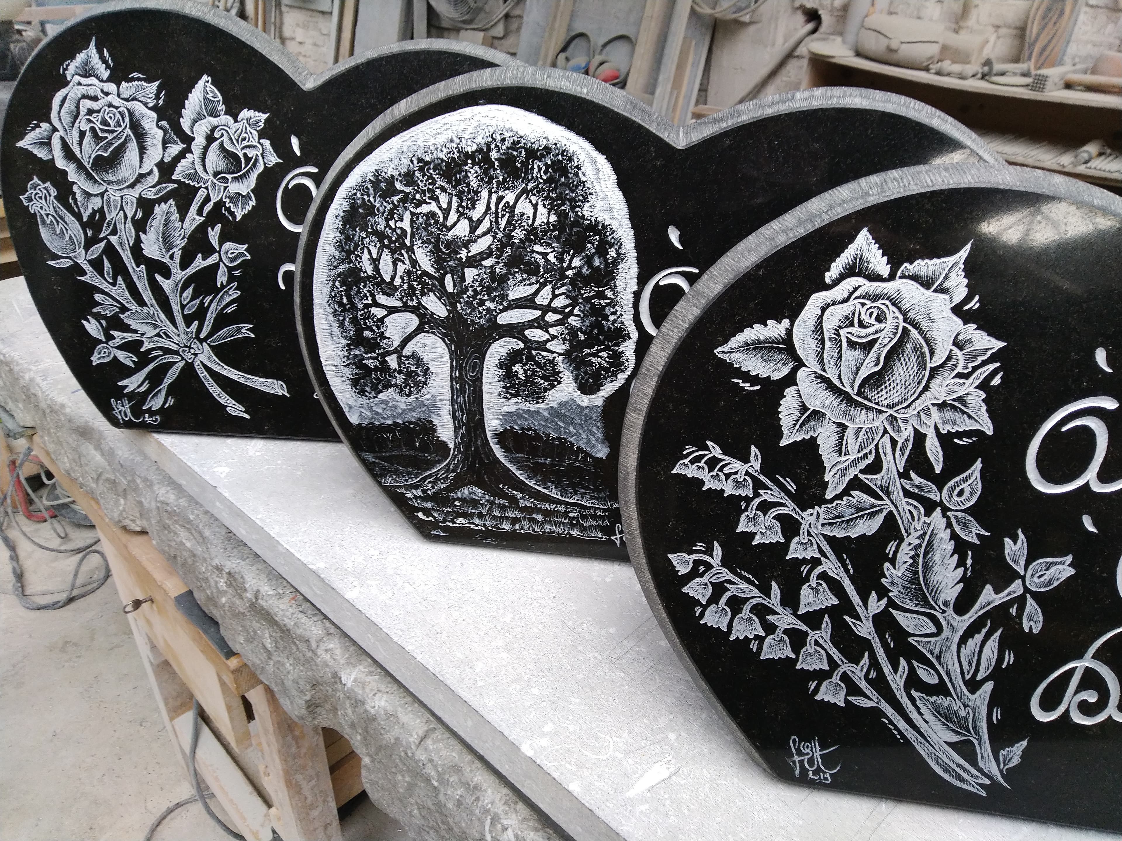 Plaque Granit sur mesures