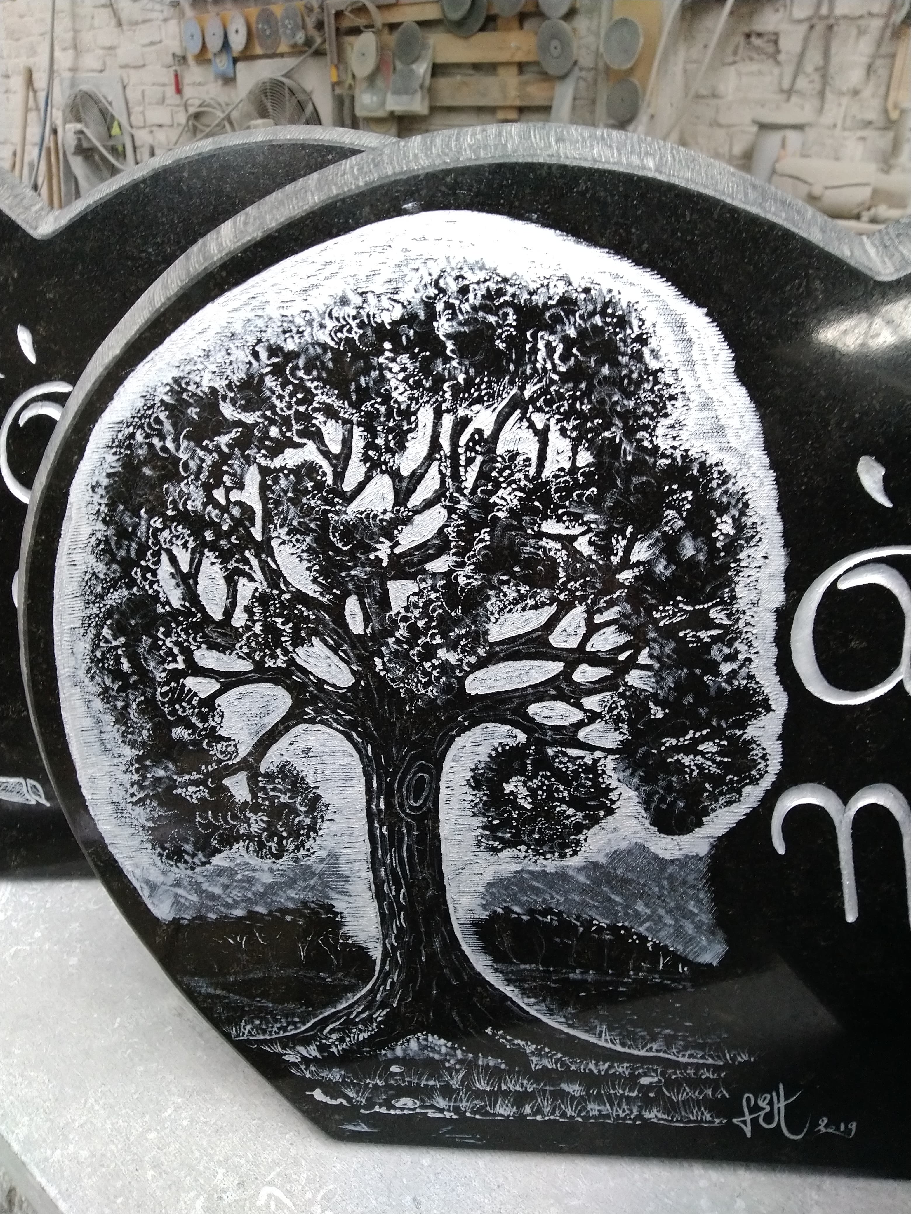 Plaque Granit sur mesures