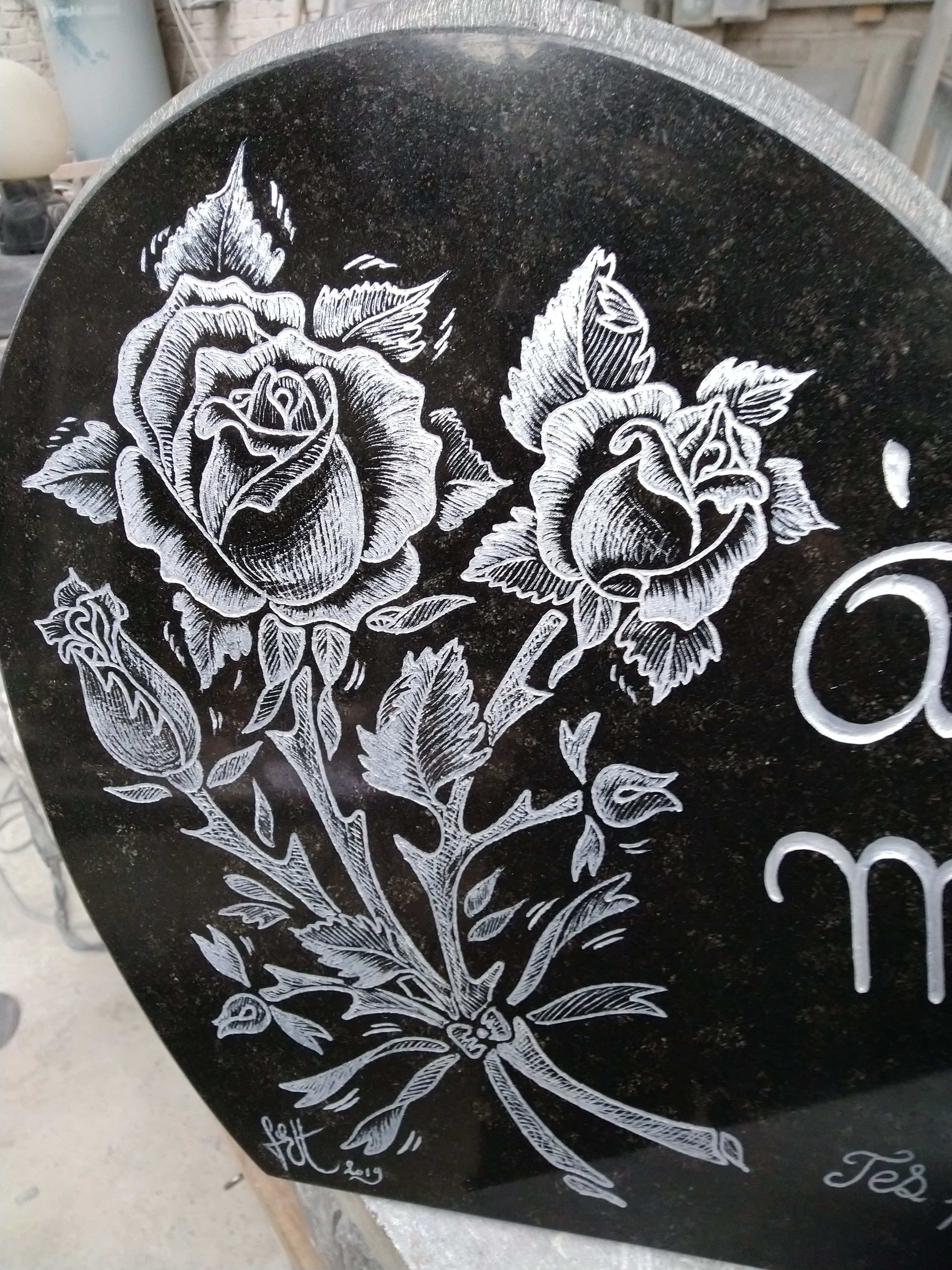 Plaque Granit sur mesures