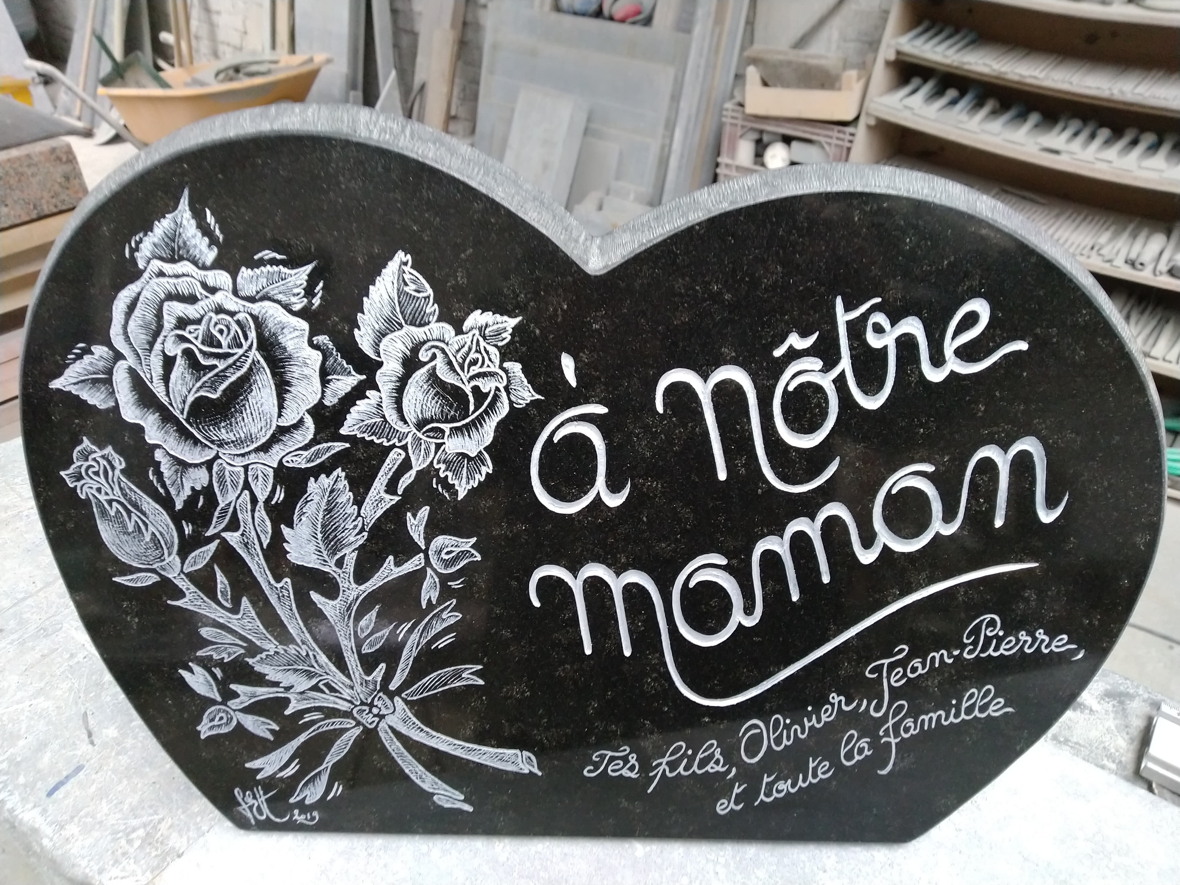 Plaque Granit sur mesures