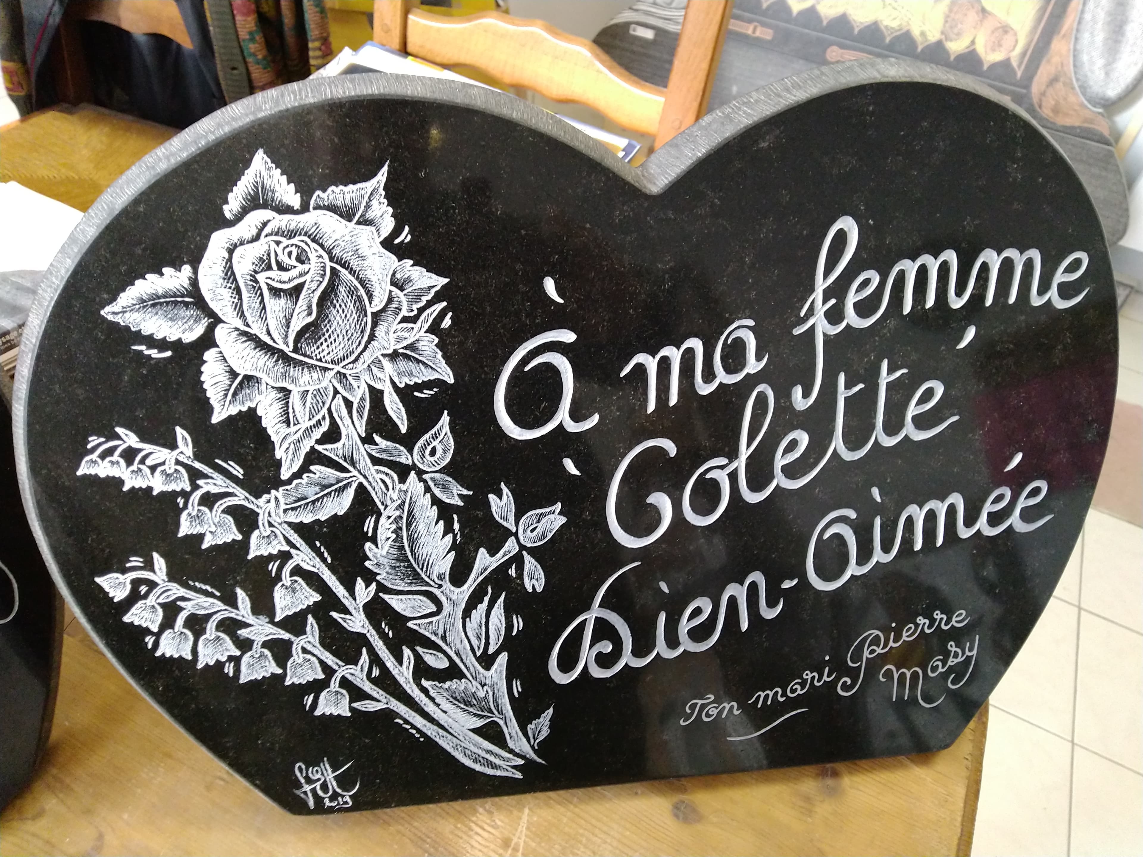 Plaque Granit sur mesures