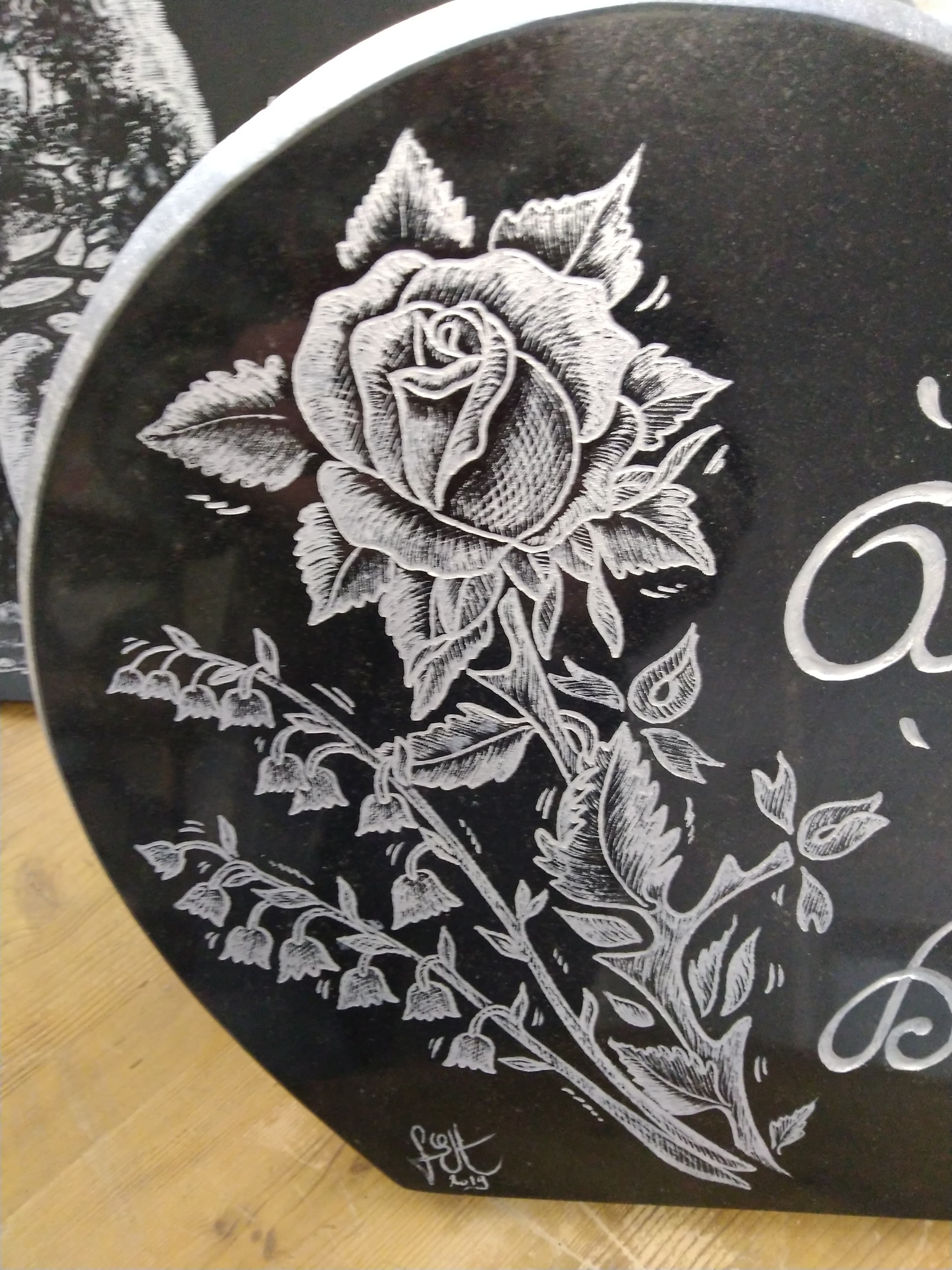 Plaque Granit sur mesures