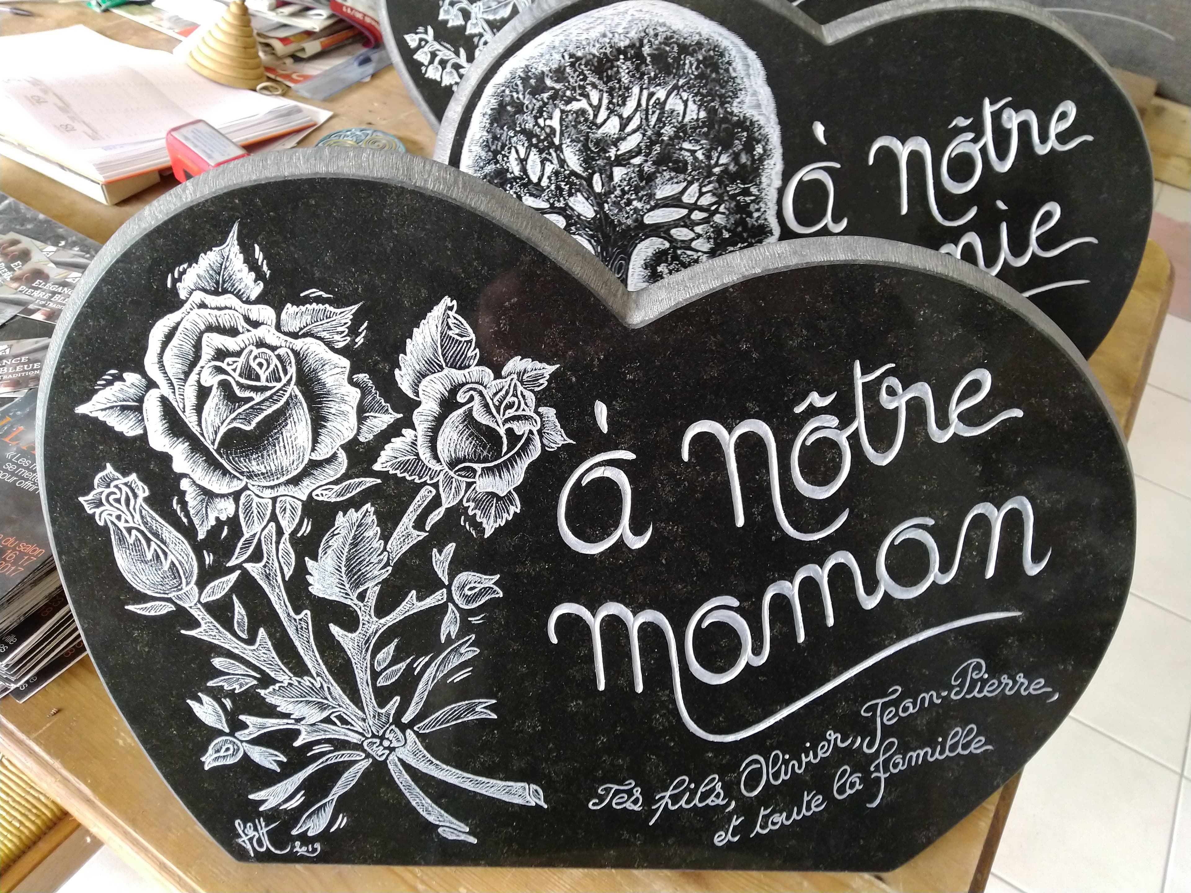 Plaque Granit sur mesures
