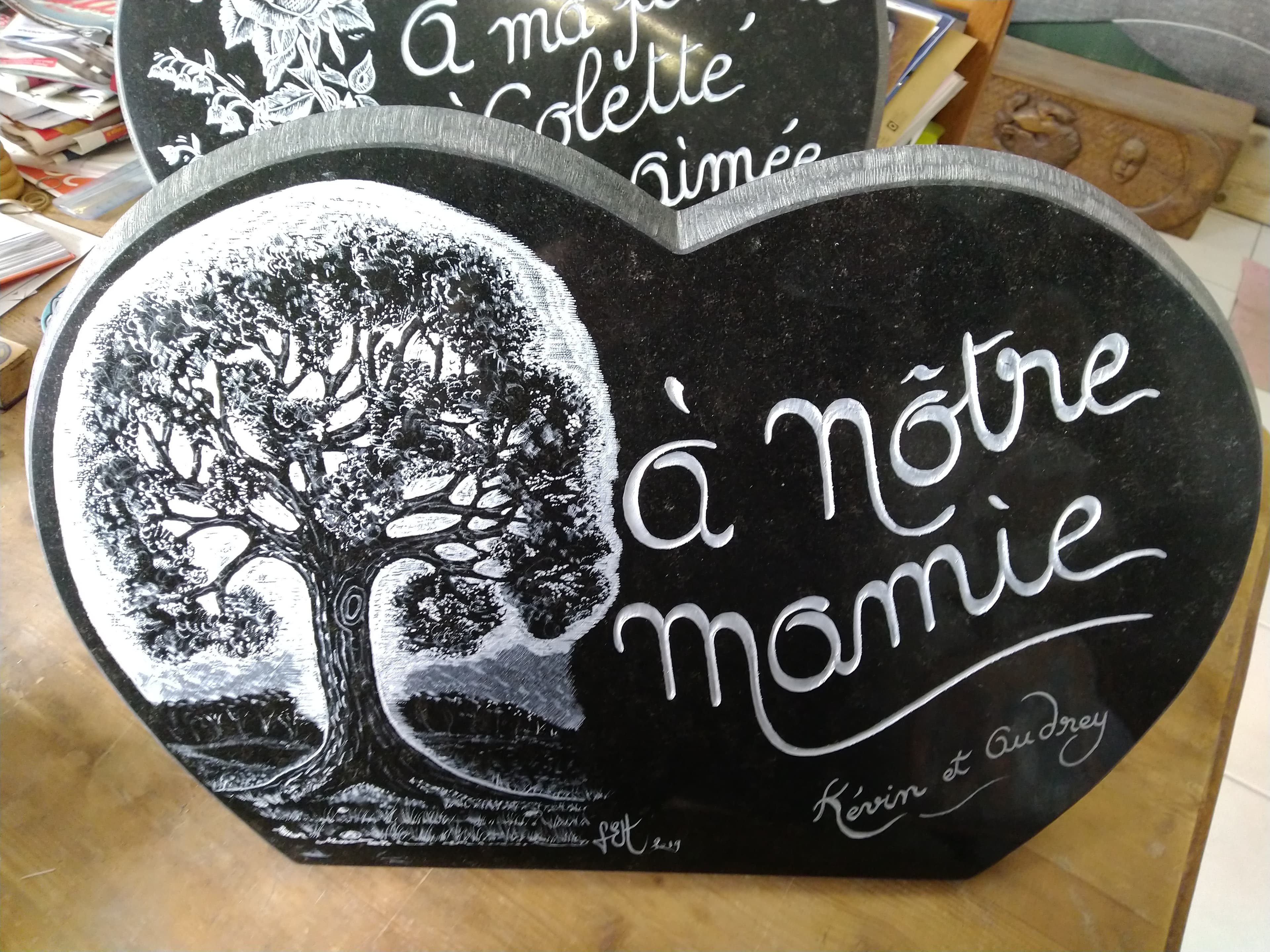 Plaque Granit sur mesures