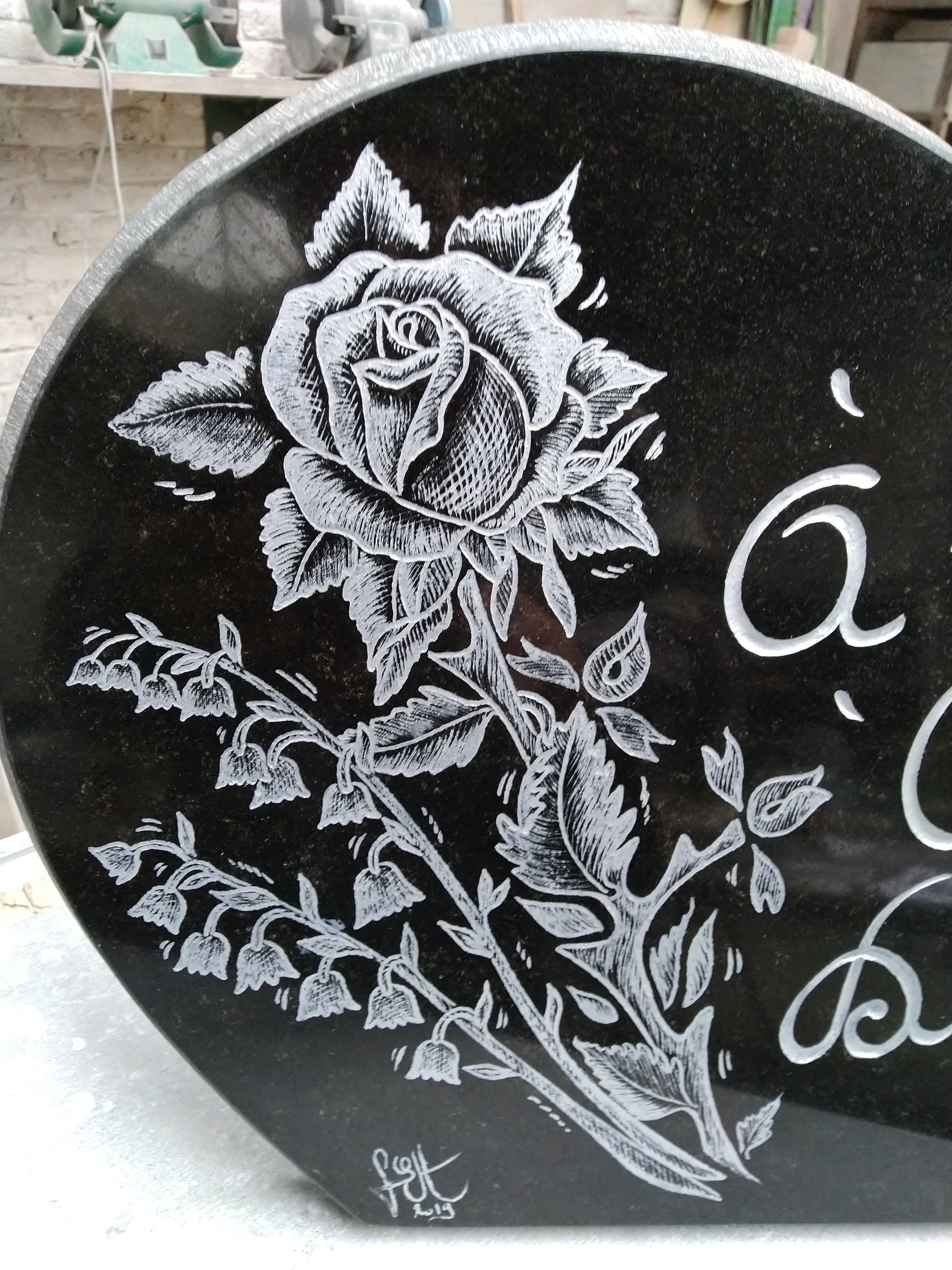 Plaque Granit sur mesures