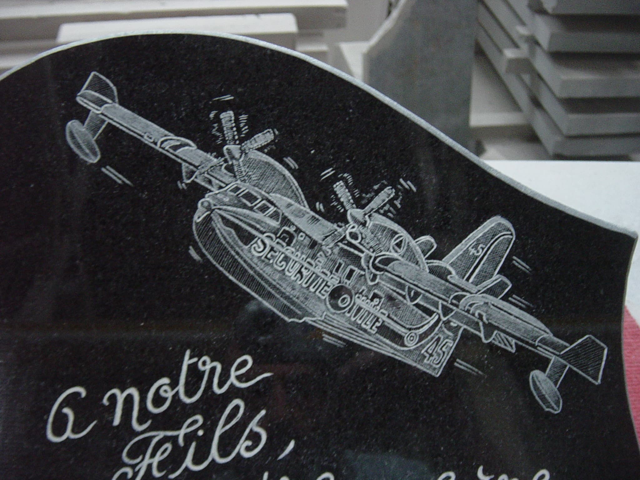 Poly-gravure Avion