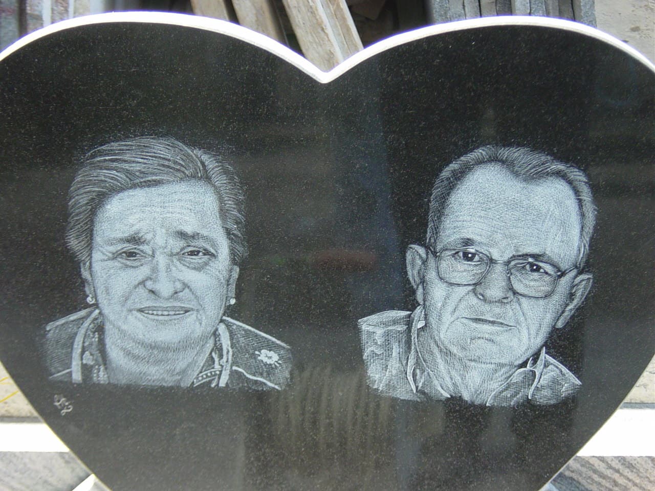 Poly-gravure portrait, d'après photo