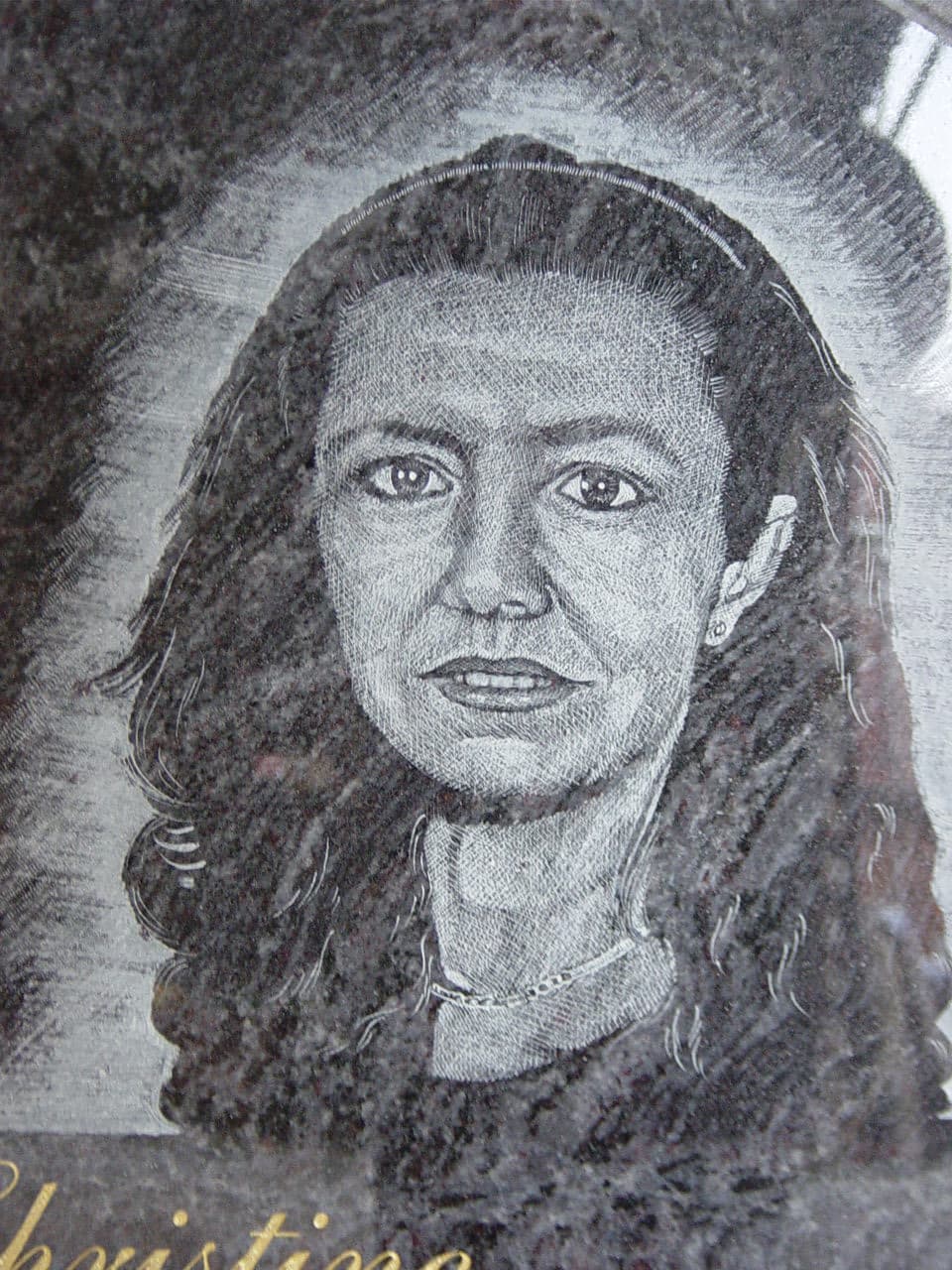 Poly-gravure portrait, d'après photo