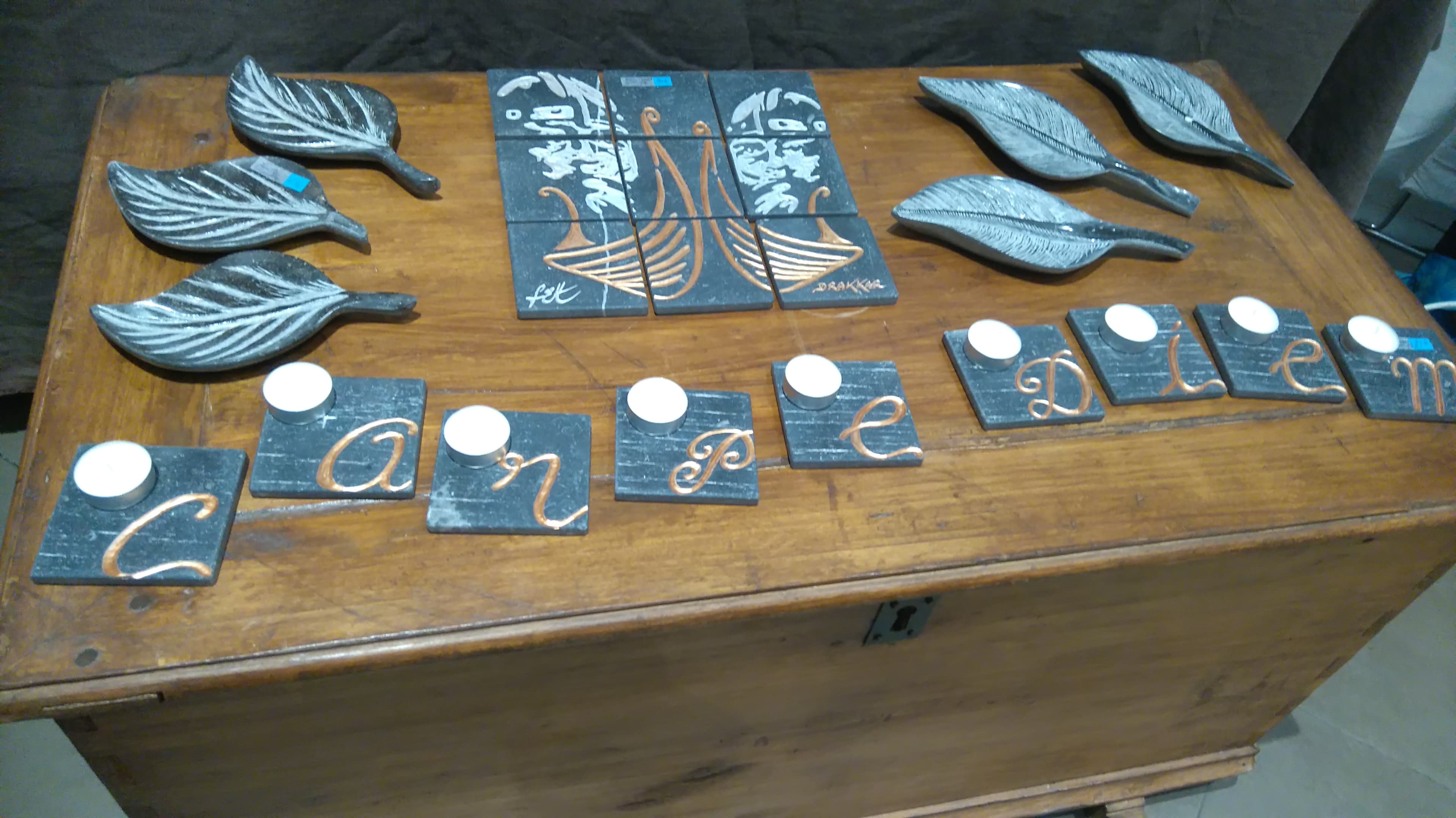 Portes-Savons et Sous-Verres gravés