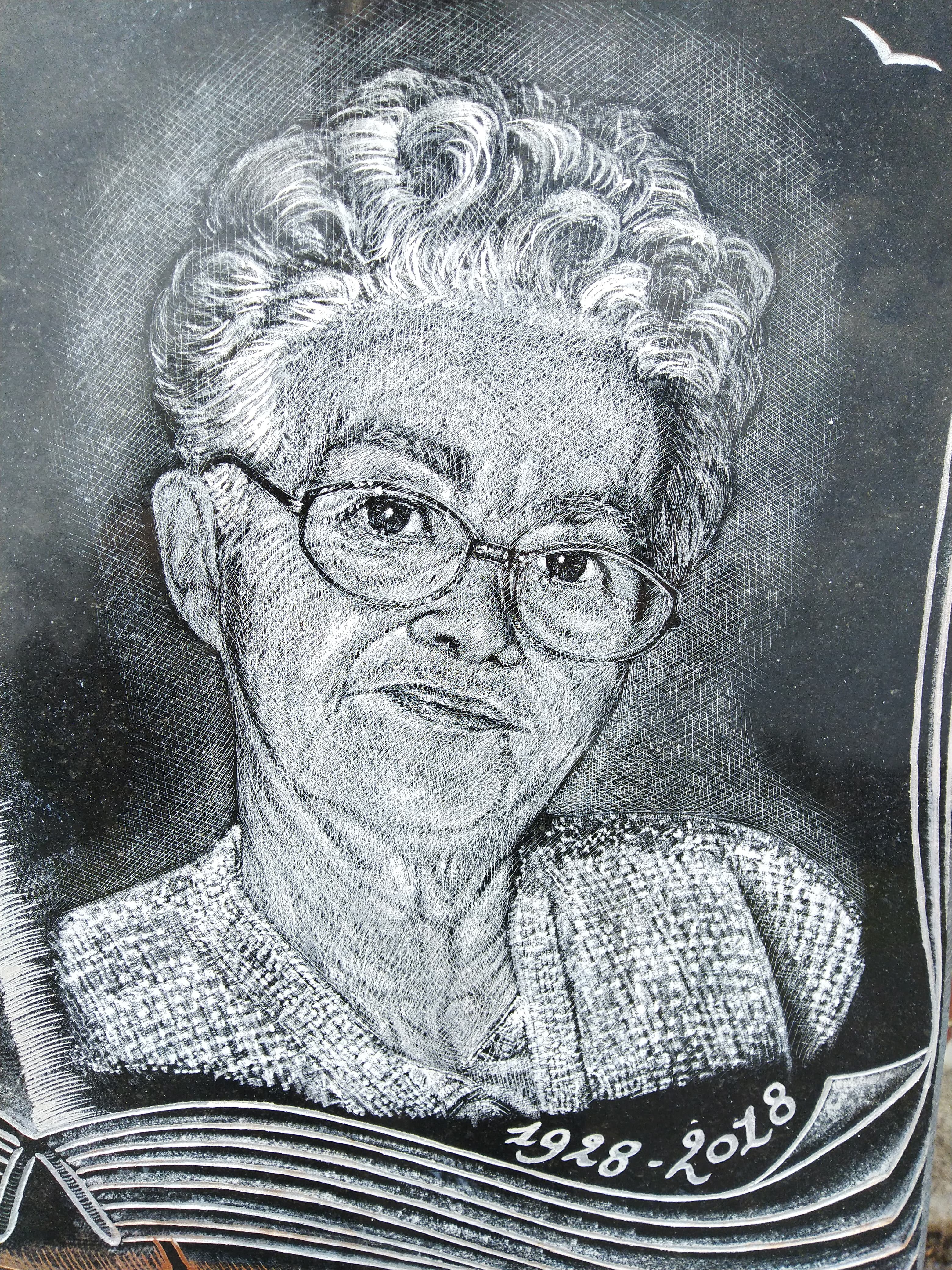 Portrait sur Granit