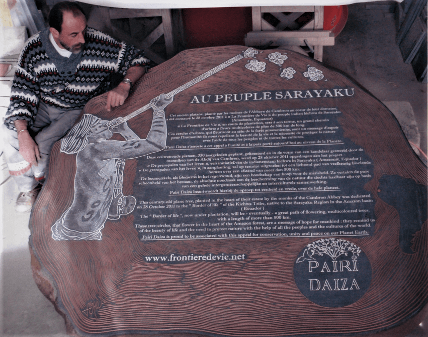 Réalisation en Basalte pour le parc Pairi Daiza