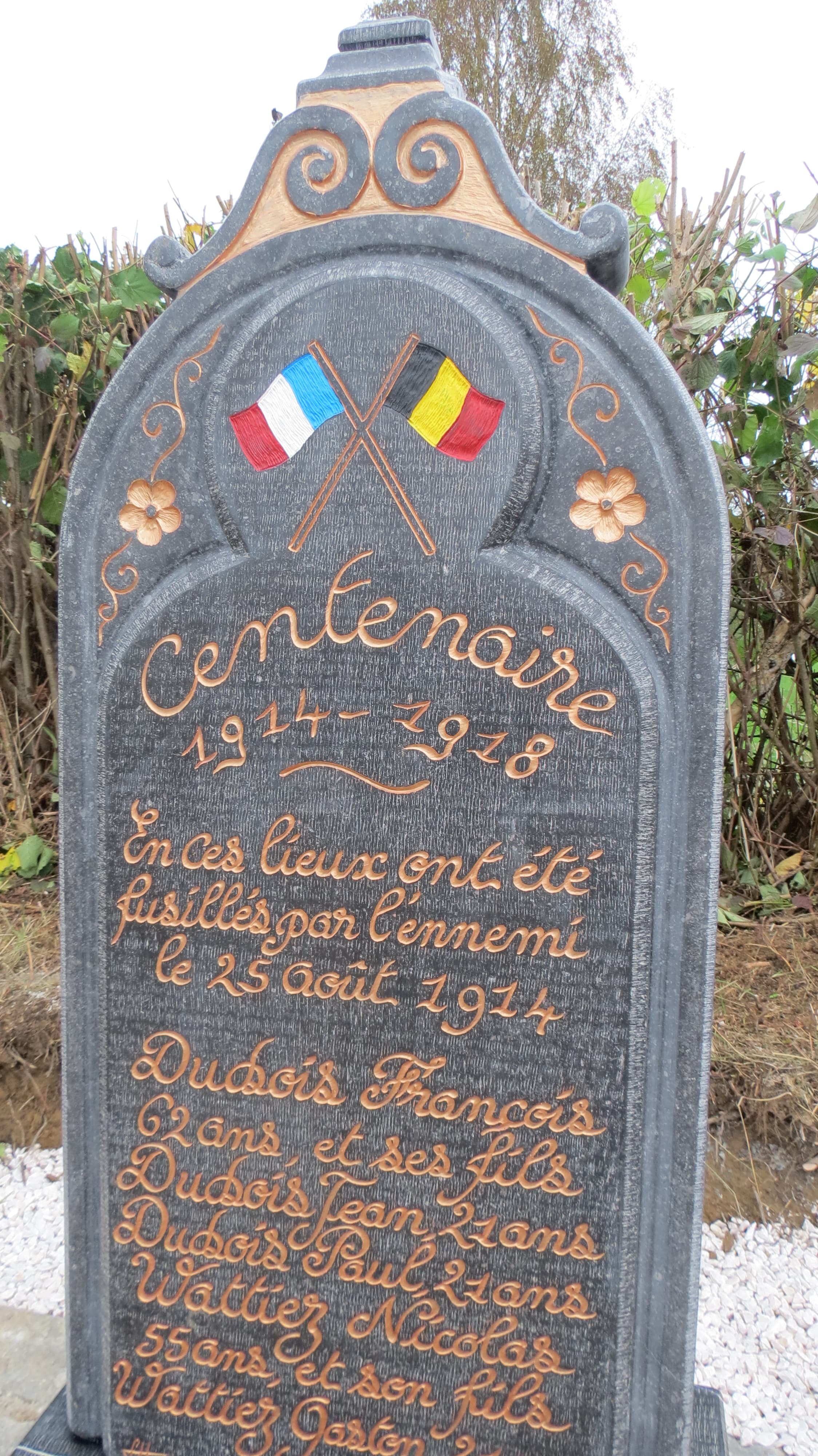 Stèle du Souvenir à Beaurieux