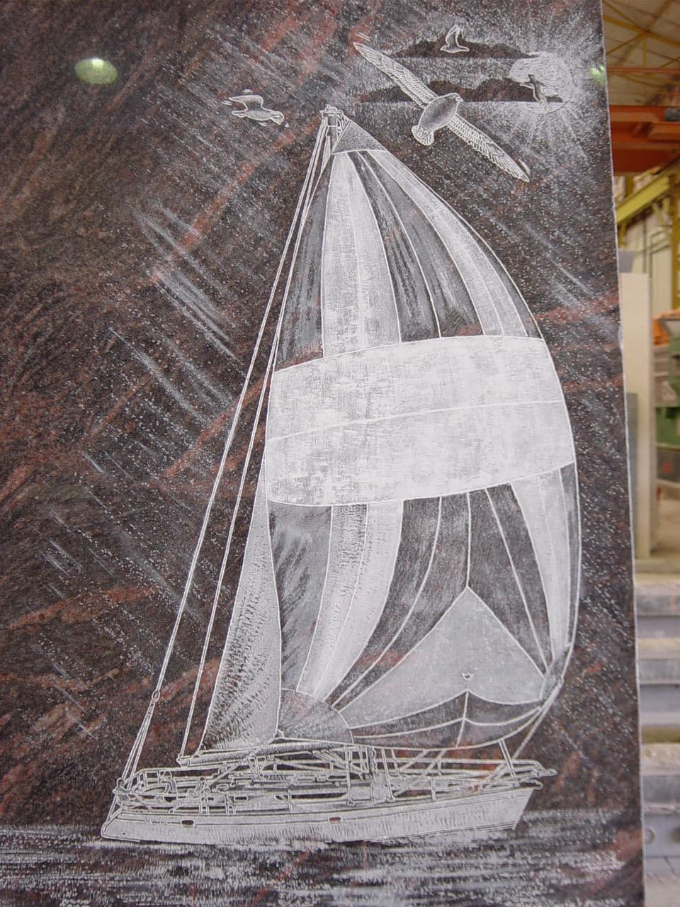 Steles Granit funéraire 018
