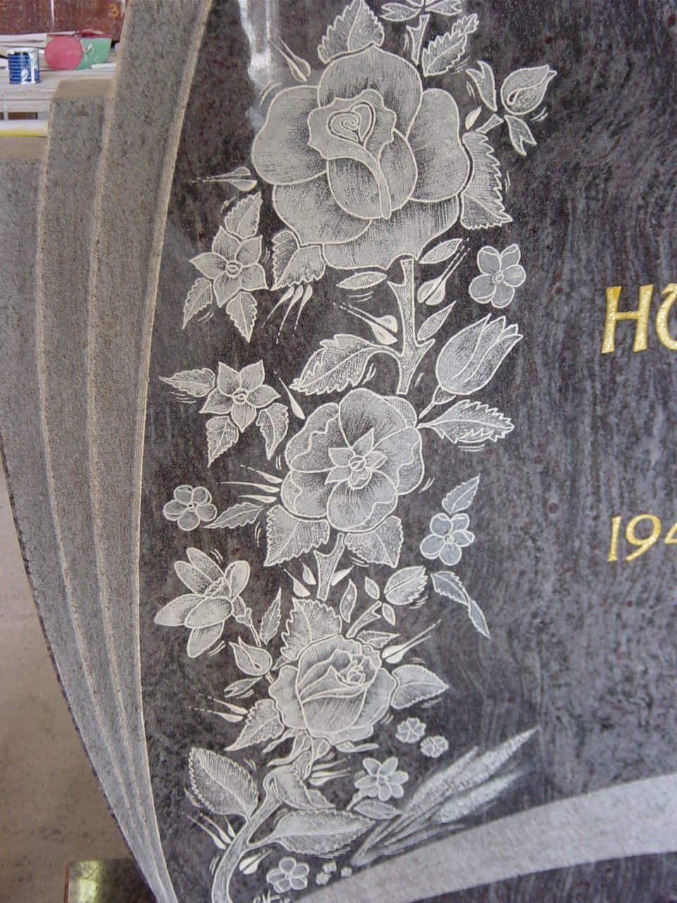 Steles Granit funeraire Roses