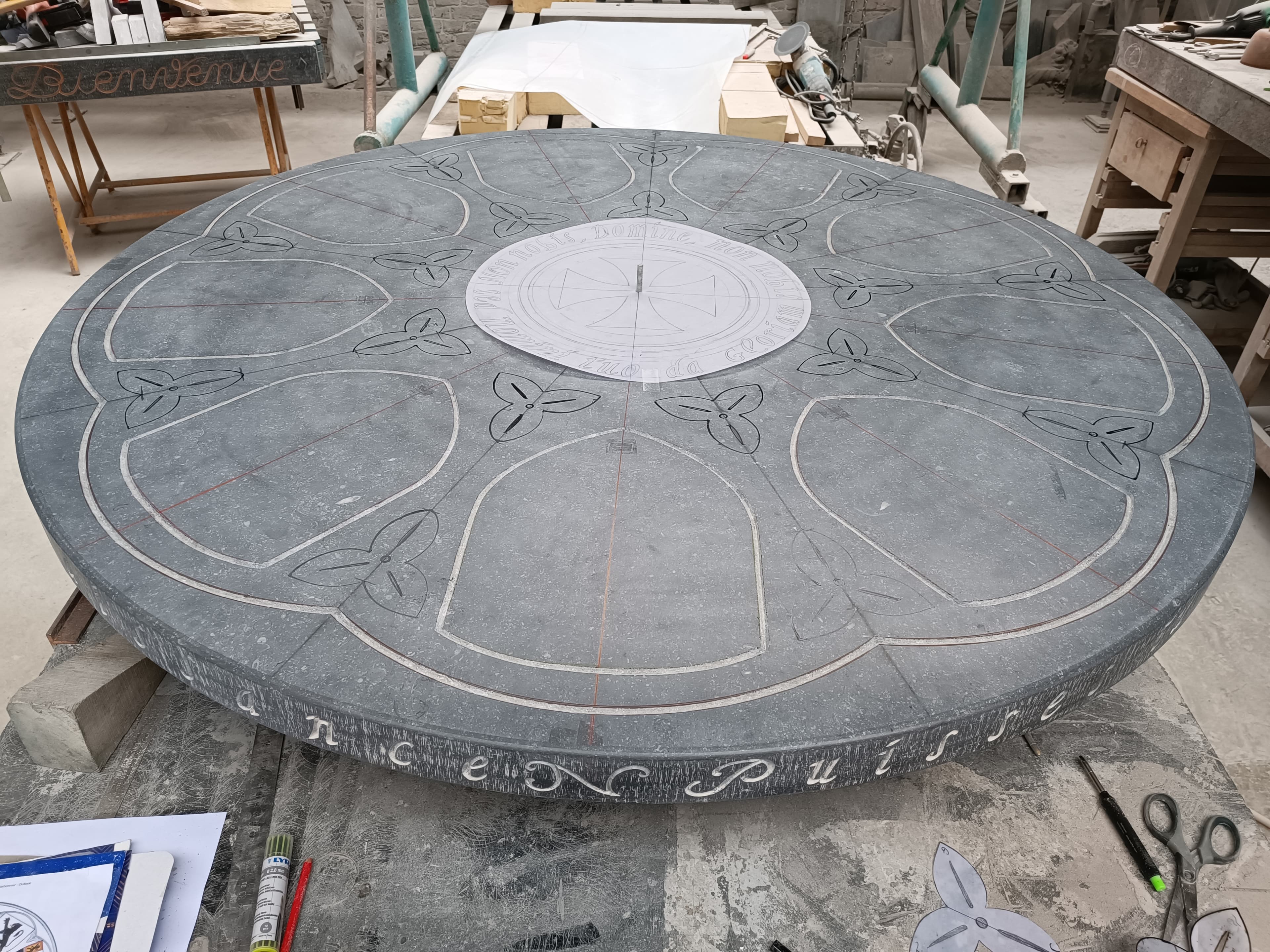A. Travail évolutif de la table Templière