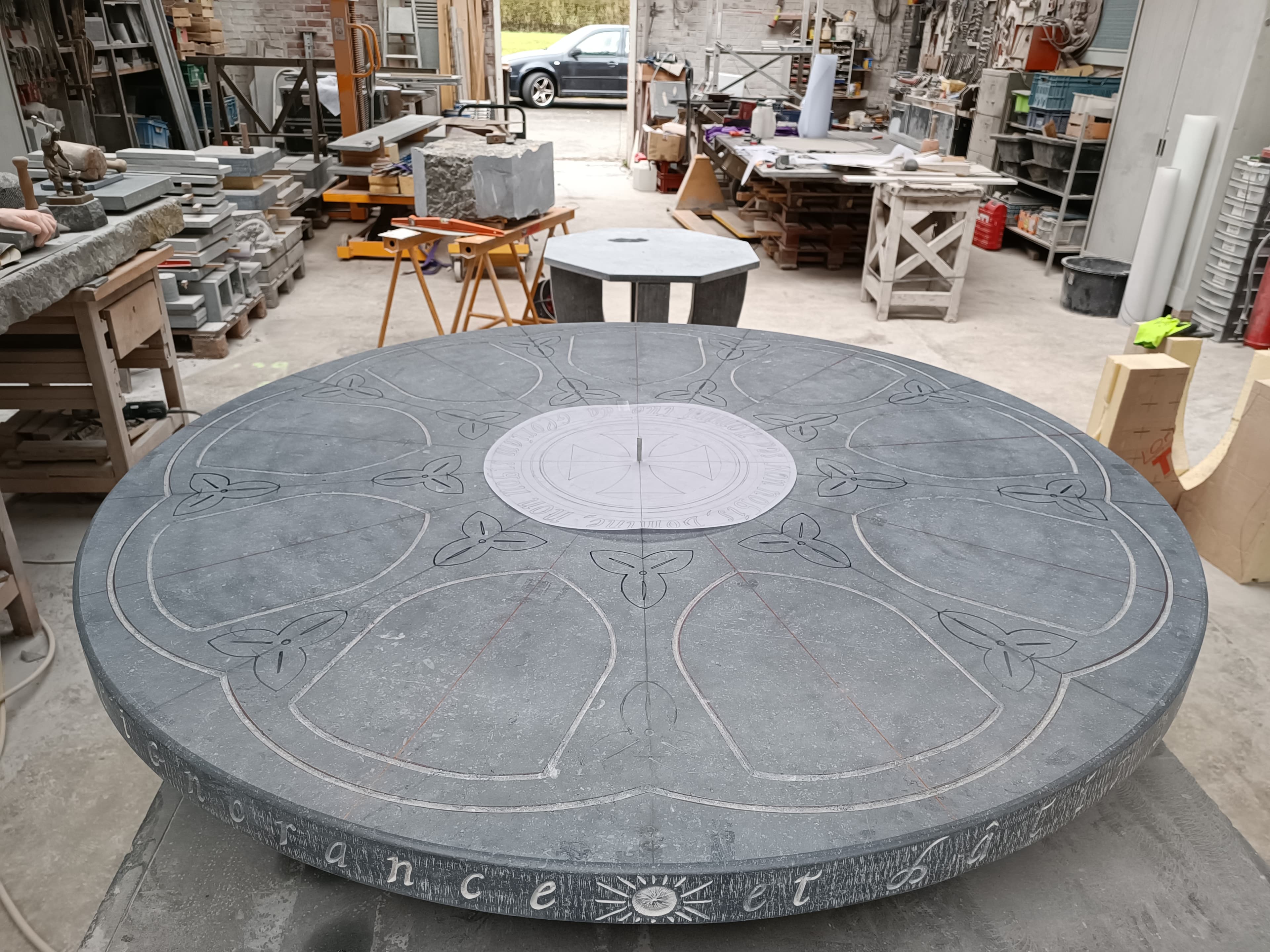 A. Travail évolutif de la table Templière