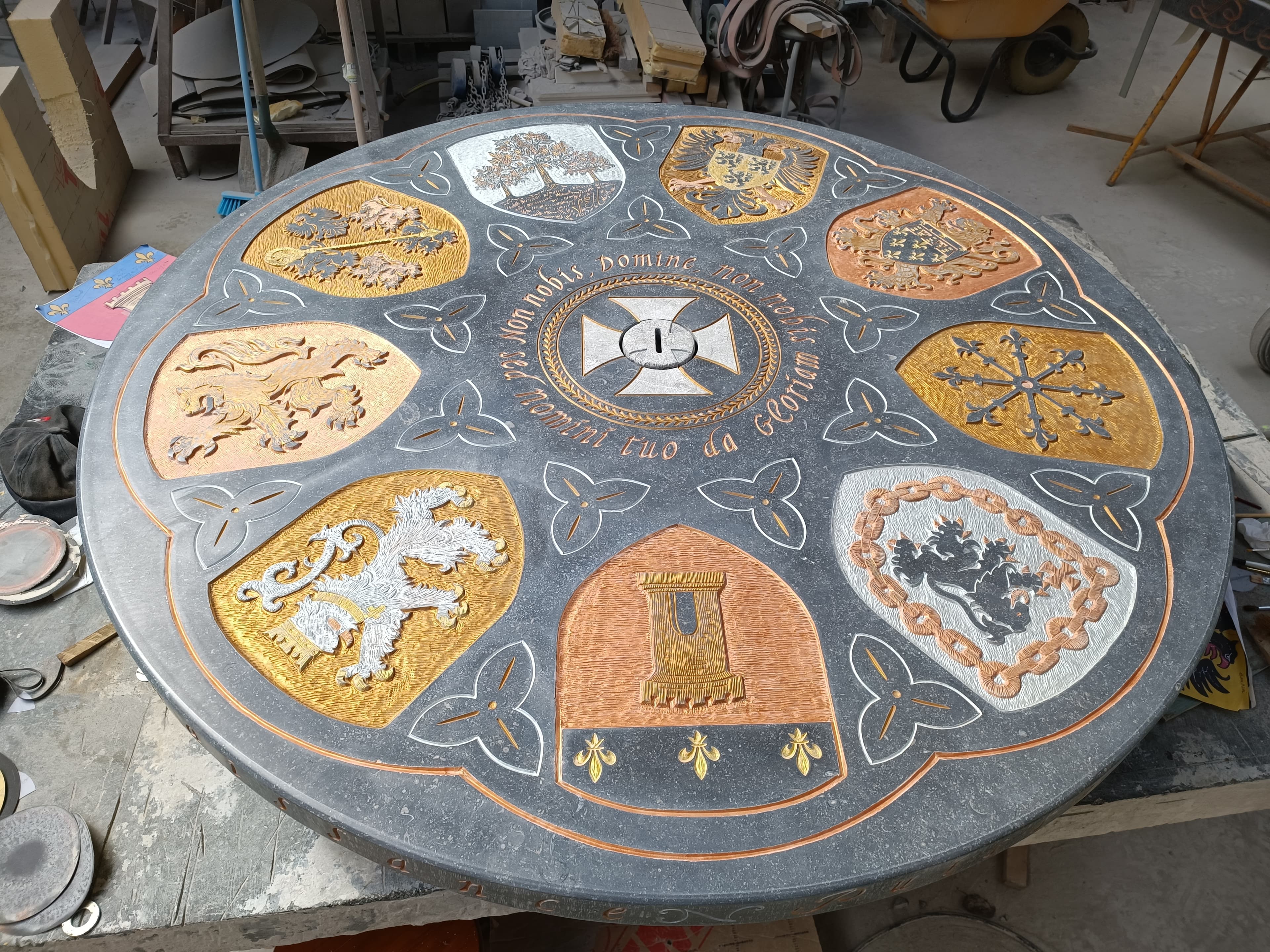 A. Travail évolutif de la table Templière