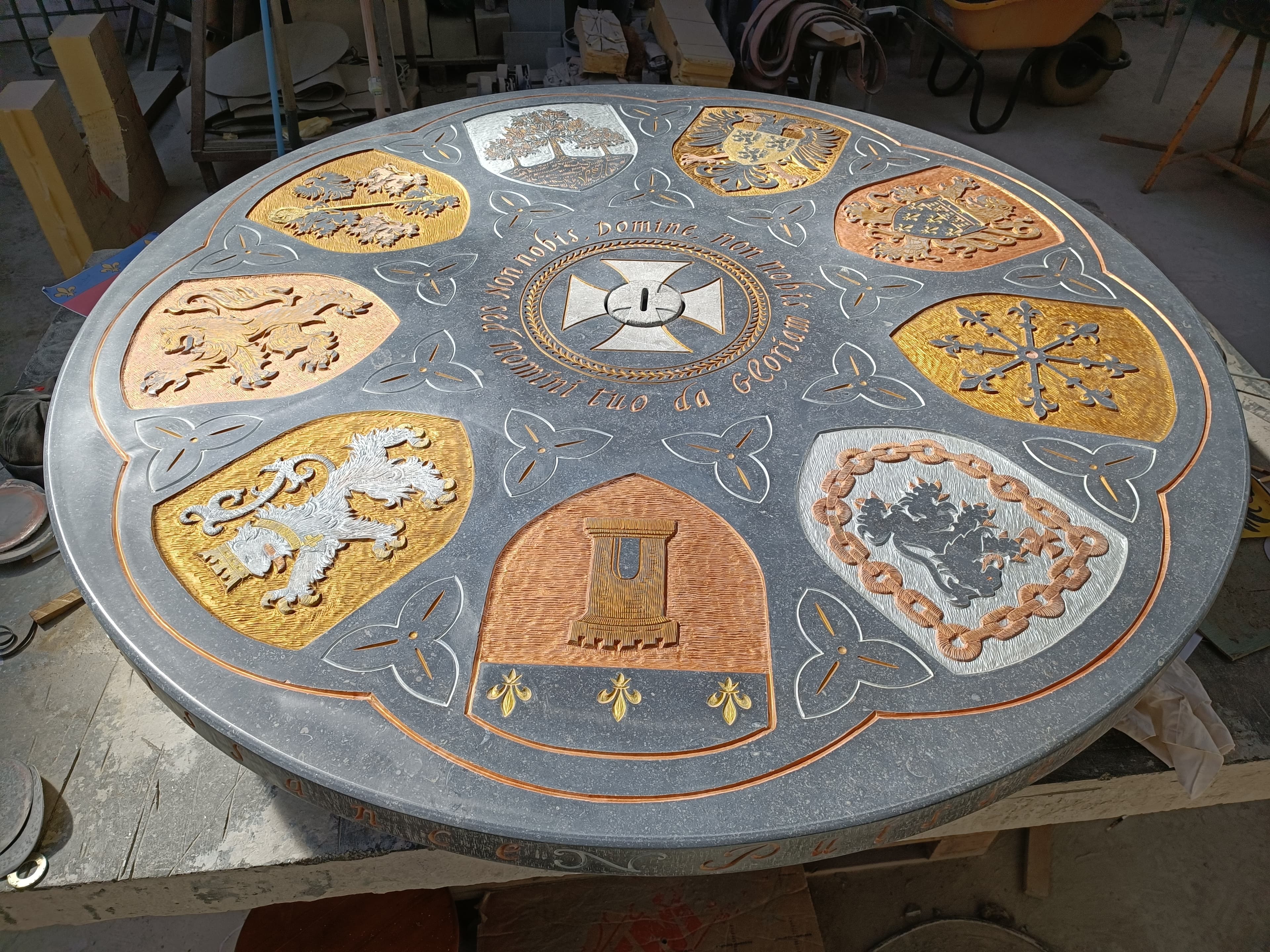 A. Travail évolutif de la table Templière