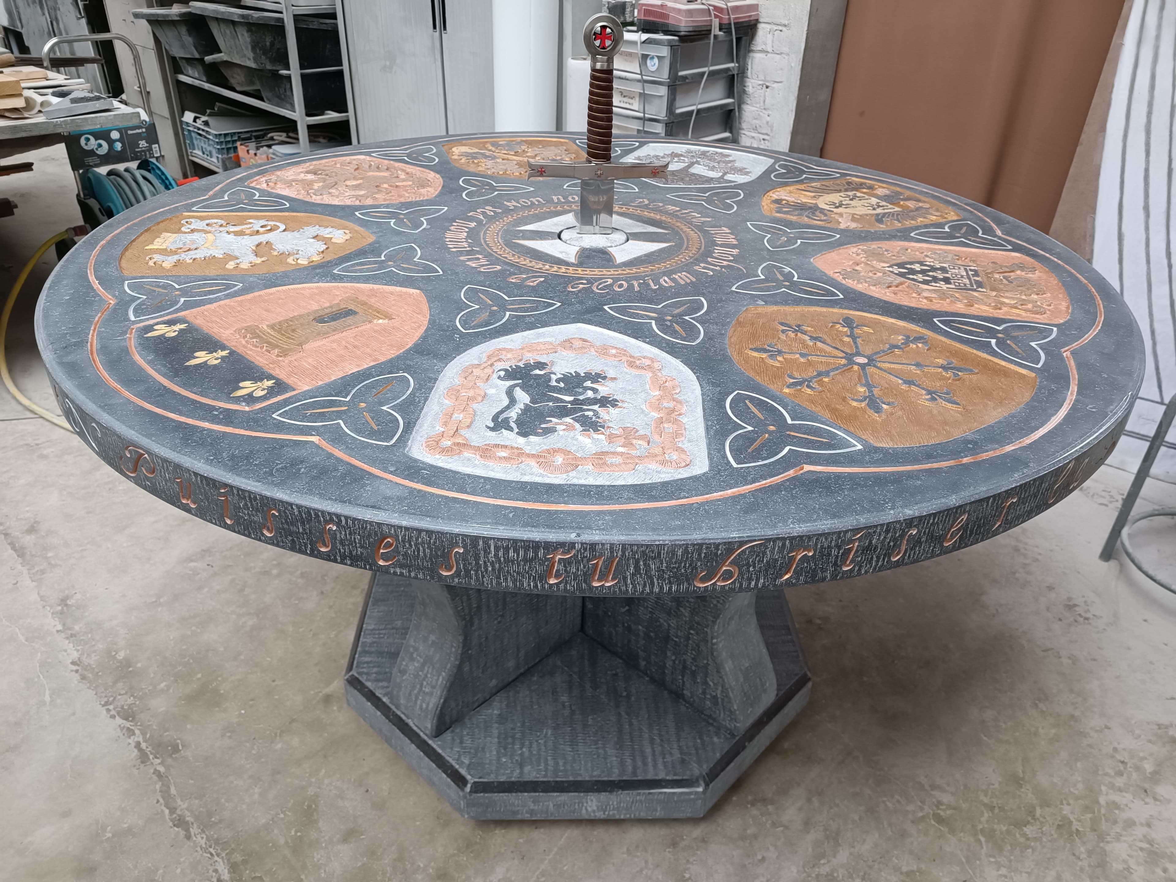 A. Travail évolutif de la table Templière