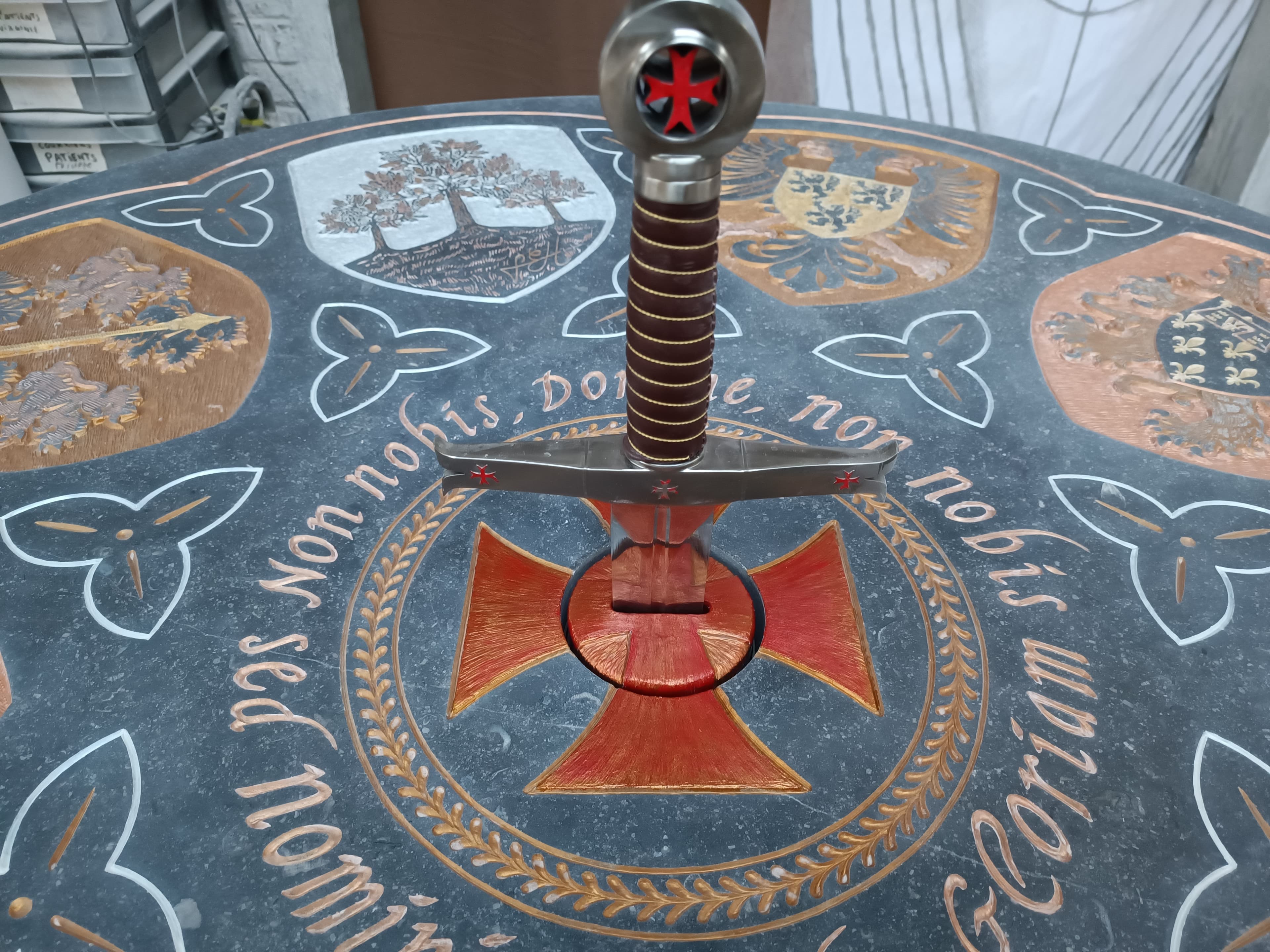 A. Travail évolutif de la table Templière