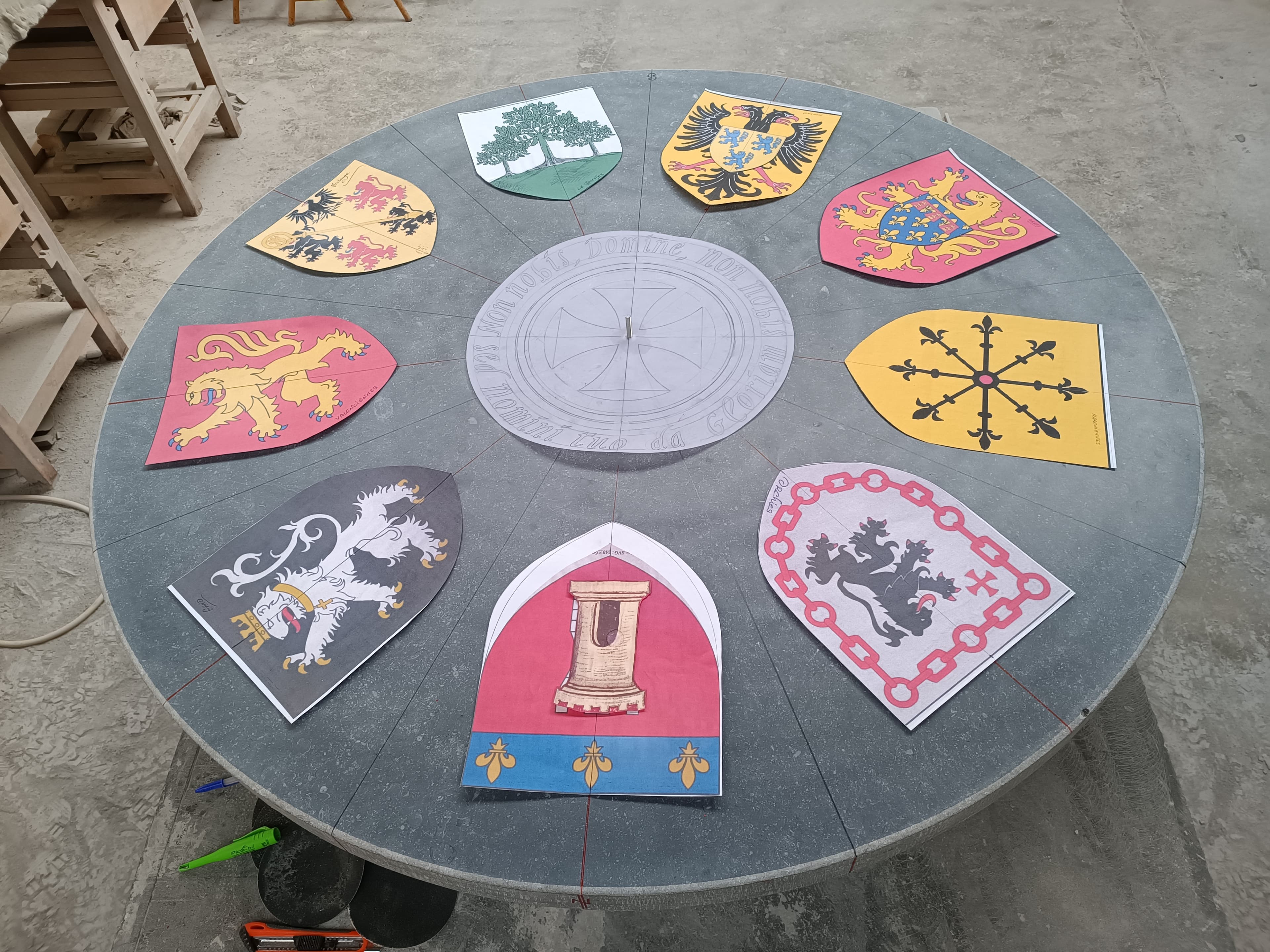 A. Travail évolutif de la table Templière