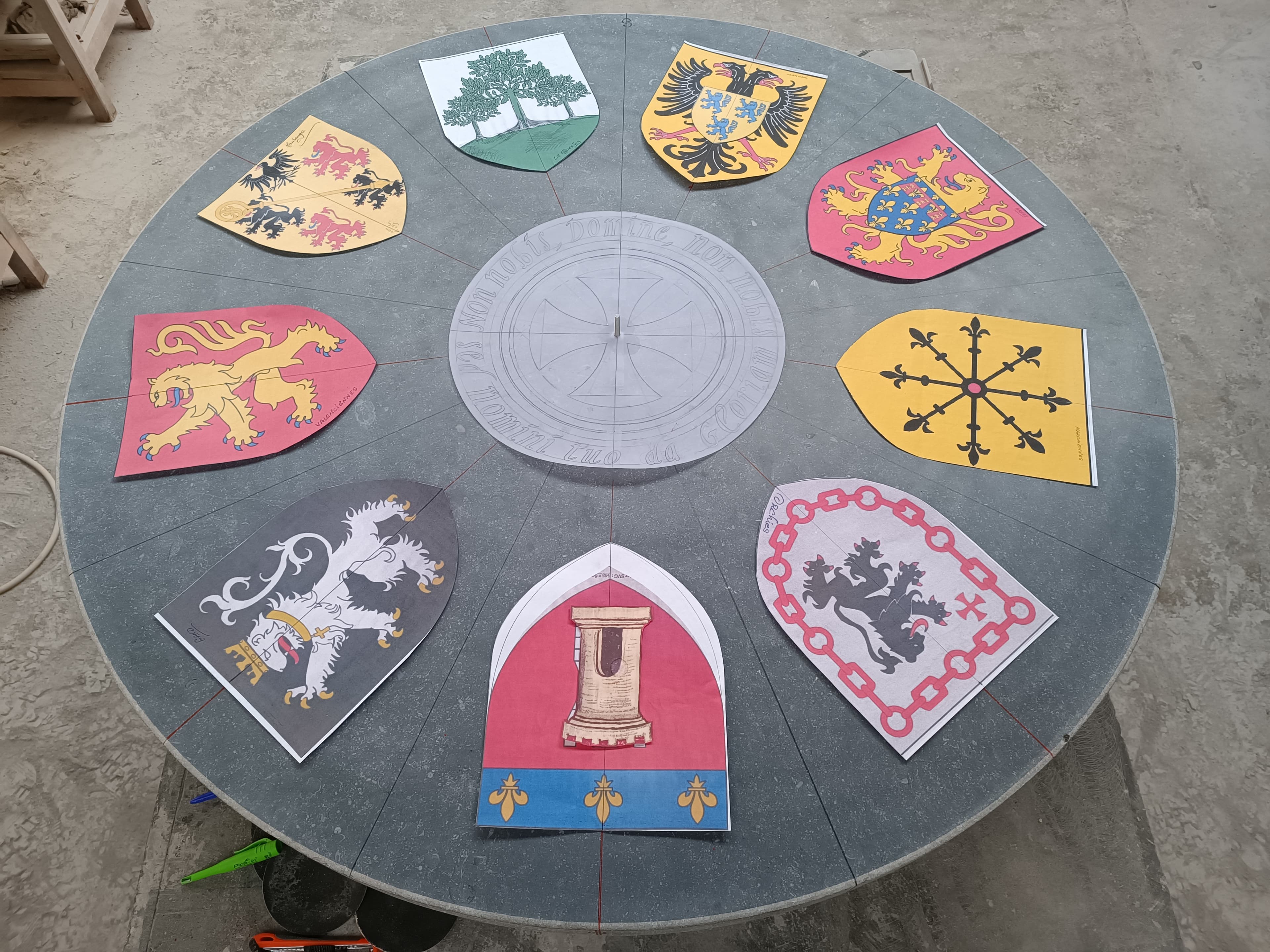 A. Travail évolutif de la table Templière
