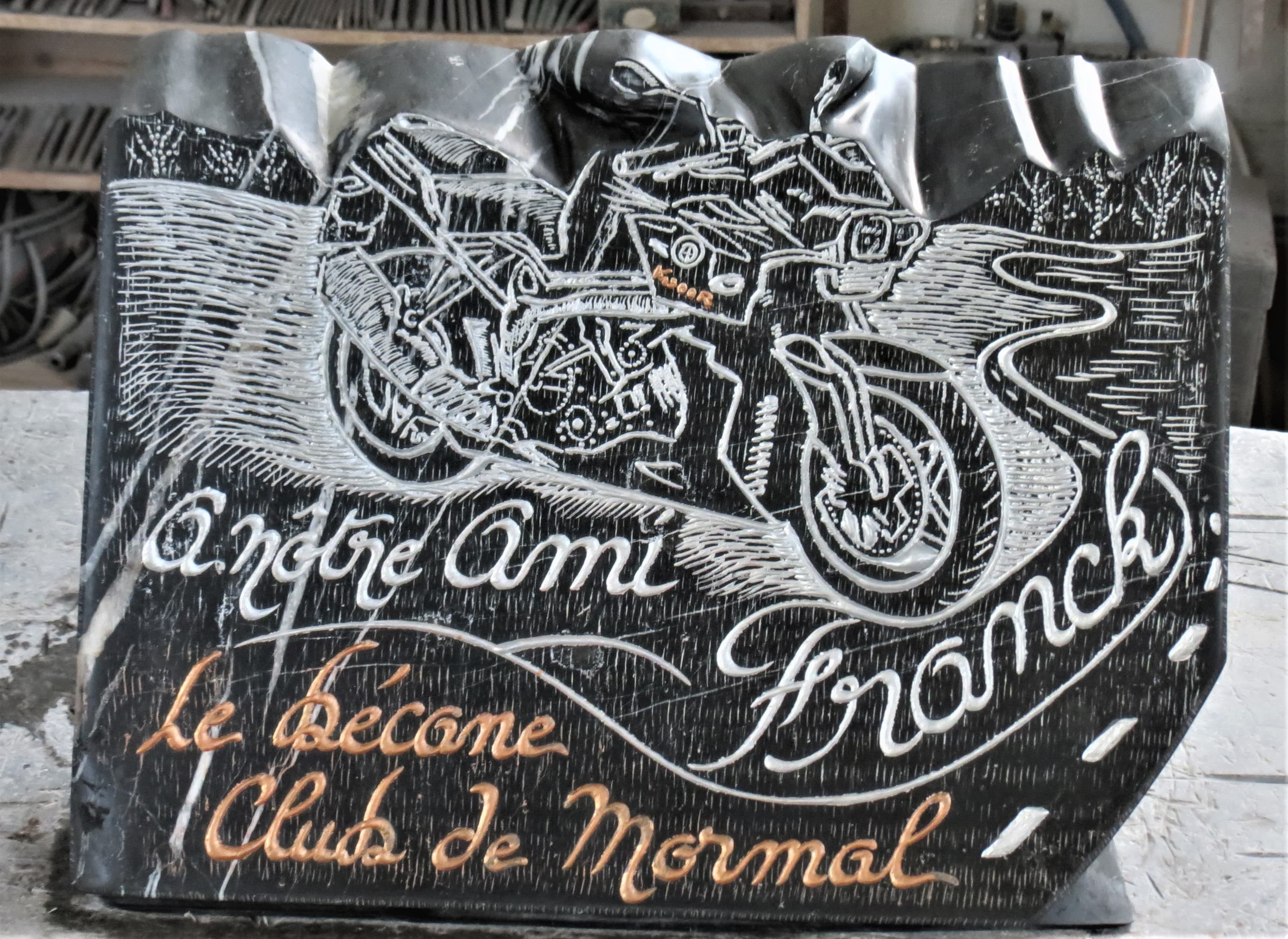 Plaque Moto 2 Amél